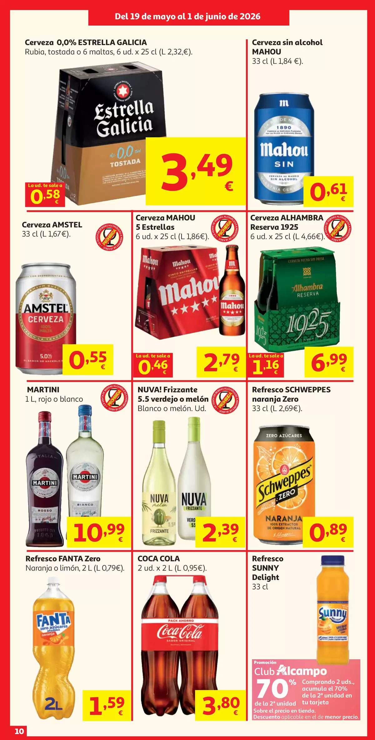 Ofertas de Alcampo supermercado España de 19 mayo a 1 junio 2026 Ofertas Sales ganando - Alcampo - España - 19 mayo 2026 – 1 junio 2026 - Página 18