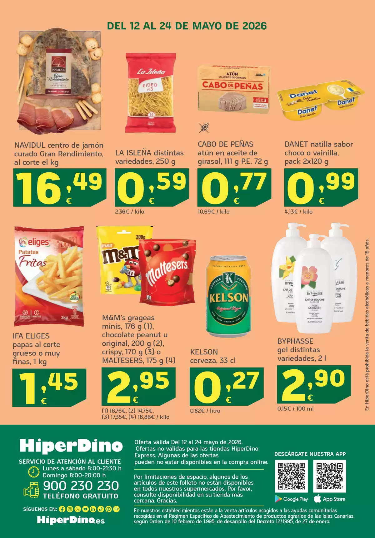 Offres HiperDino Espagne de 12 à 24 mai 2026 Nouvelles offres - HiperDino - Espagne - 12 mai 2026 – 24 mai 2026 - Page 40