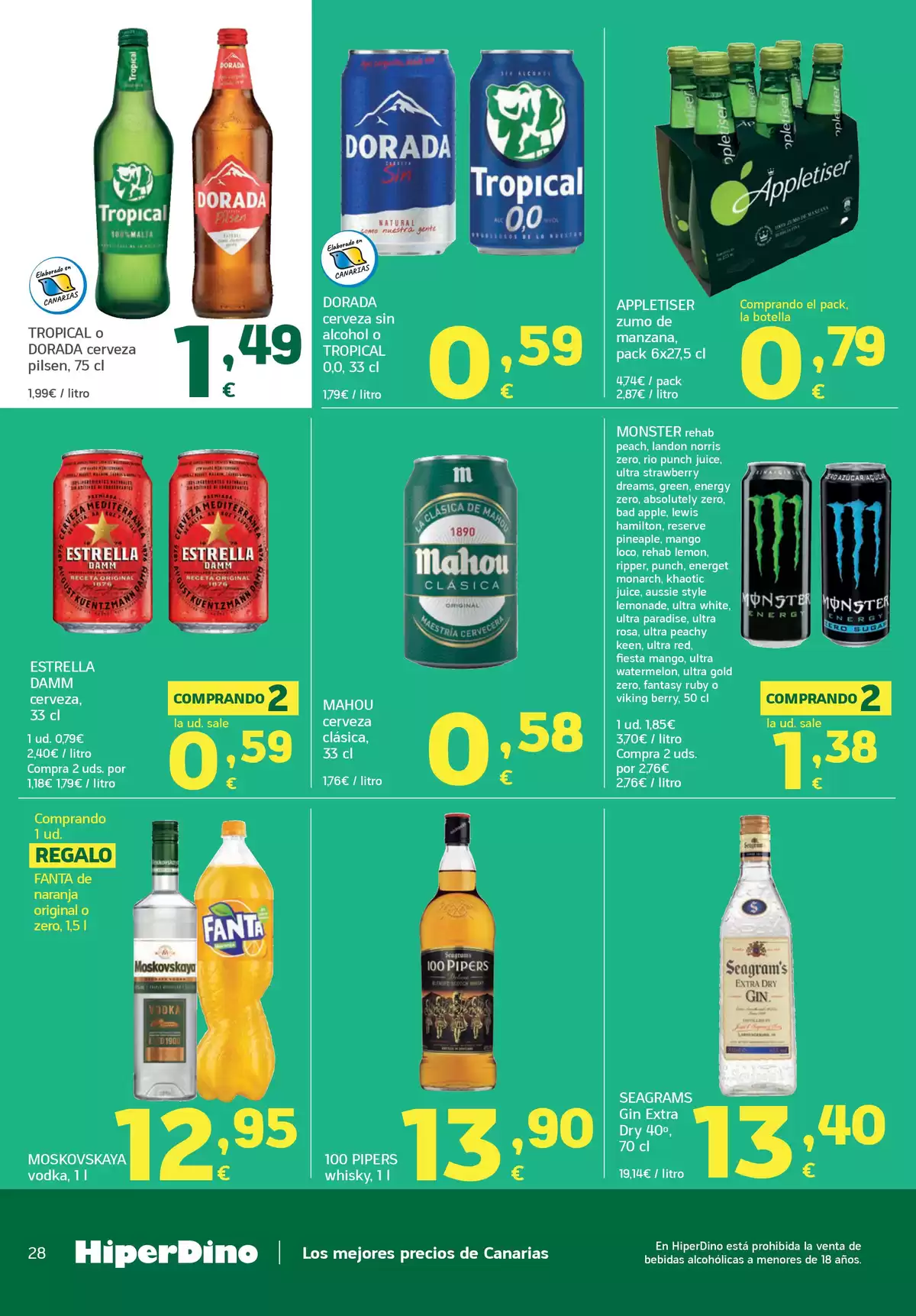 Offres HiperDino Espagne de 12 à 24 mai 2026 Nouvelles offres - HiperDino - Espagne - 12 mai 2026 – 24 mai 2026 - Page 28