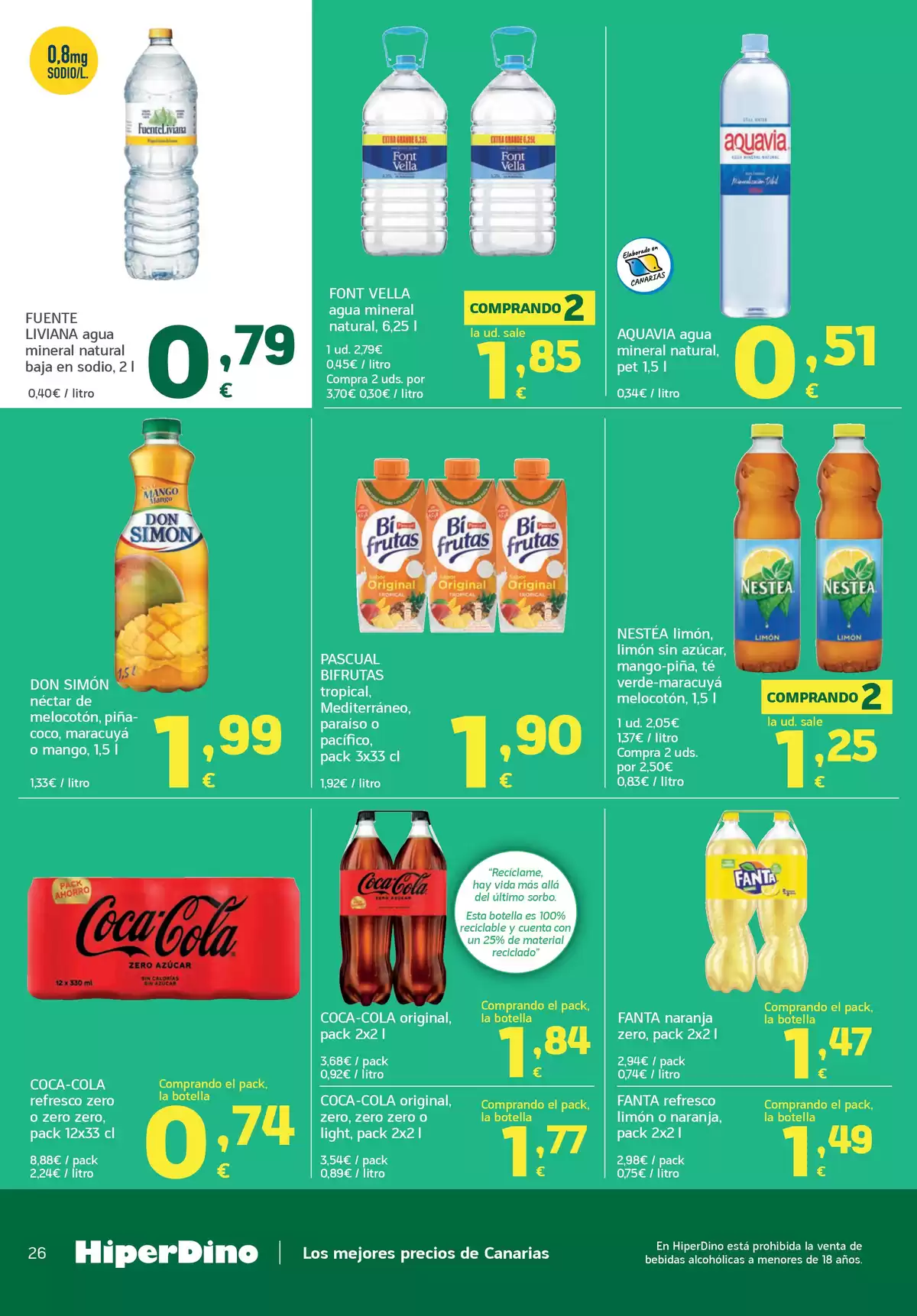 Offres HiperDino Espagne de 12 à 24 mai 2026 Nouvelles offres - HiperDino - Espagne - 12 mai 2026 – 24 mai 2026 - Page 26
