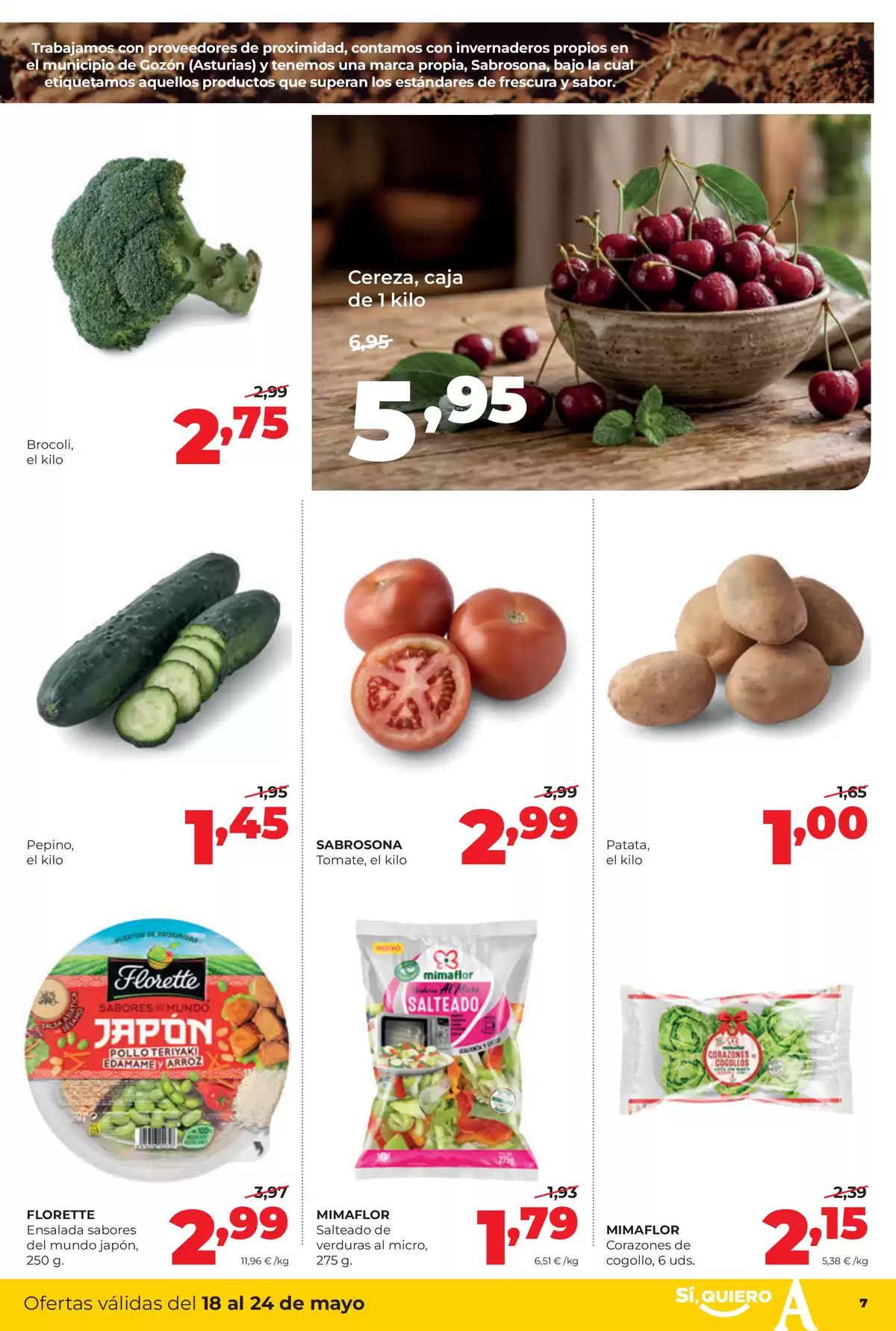 Offres ‎Supermarchés Alimerka‎ Espagne de 18 à 24 mai 2026 Catalogue d'offres mensuelles - ‎Supermarchés Alimerka‎ - Espagne - 18 mai 2026 – 24 mai 2026 - Page 7