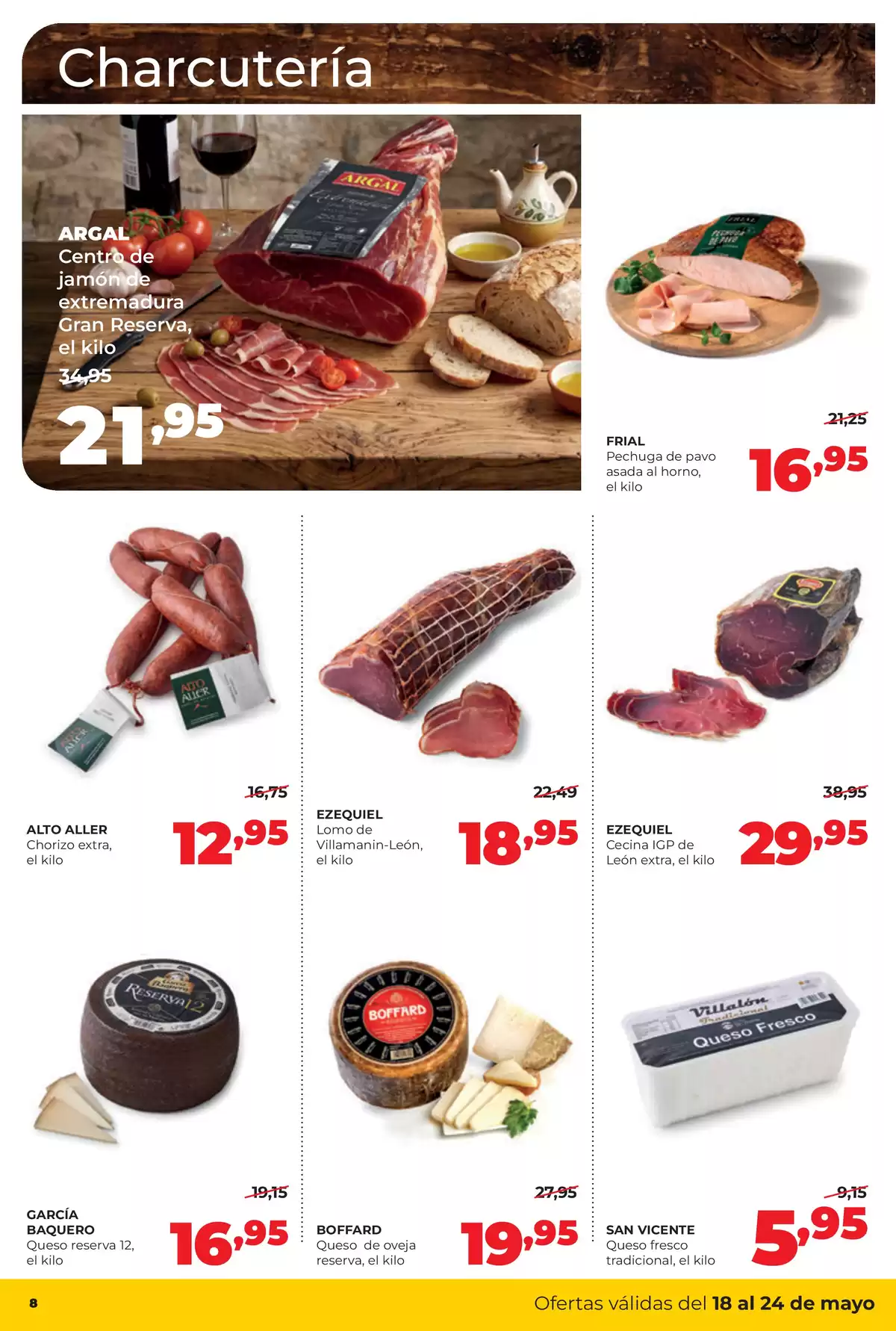 Offres ‎Supermarchés Alimerka‎ Espagne de 18 à 24 mai 2026 Catalogue d'offres mensuelles - ‎Supermarchés Alimerka‎ - Espagne - 18 mai 2026 – 24 mai 2026 - Page 8