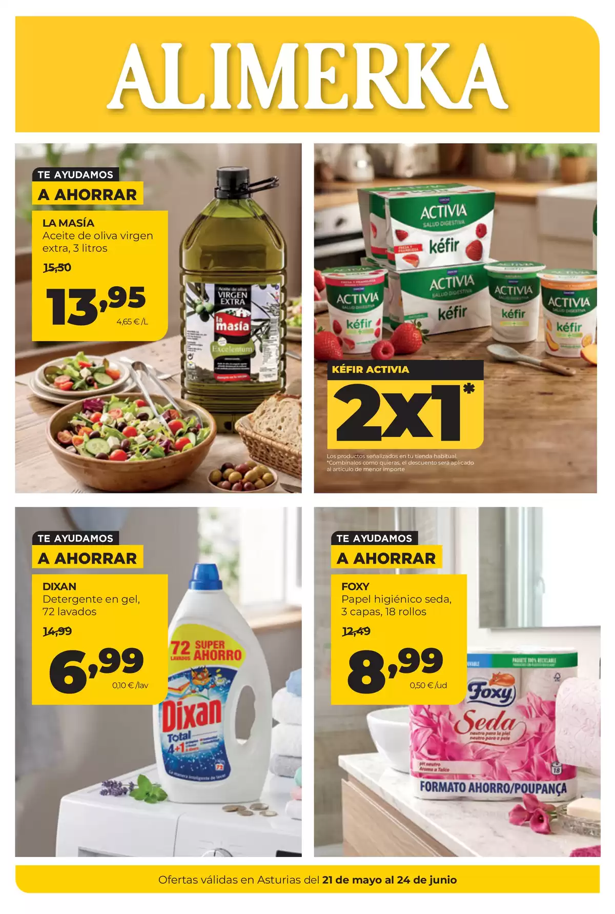 Offres ‎Supermarchés Alimerka‎ Asturies de 21 à 24 mai 2026 Offres hebdomadaires - Page 1