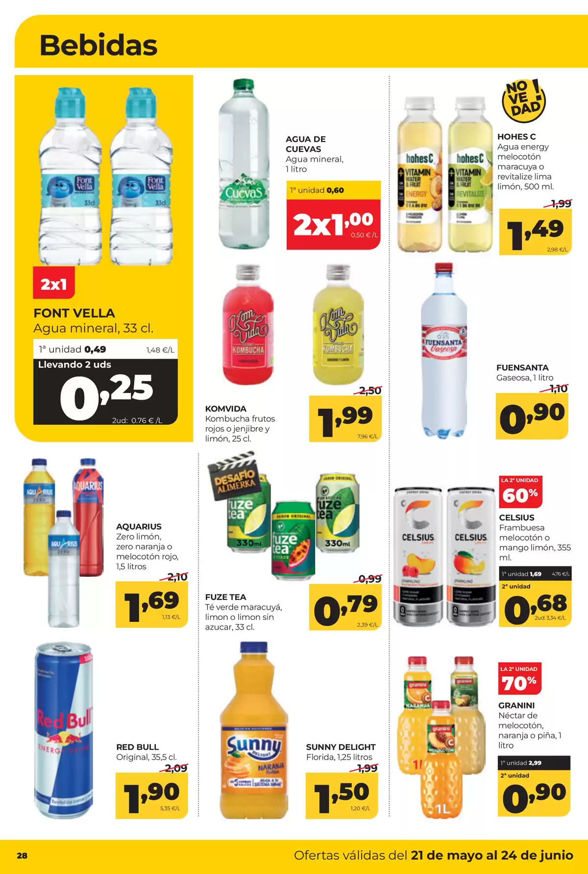 Offres ‎Supermarchés Alimerka‎ Asturies de 21 à 24 mai 2026 Offres hebdomadaires - ‎Supermarchés Alimerka‎ - Espagne - 21 mai 2026 – 24 mai 2026 - Page 30