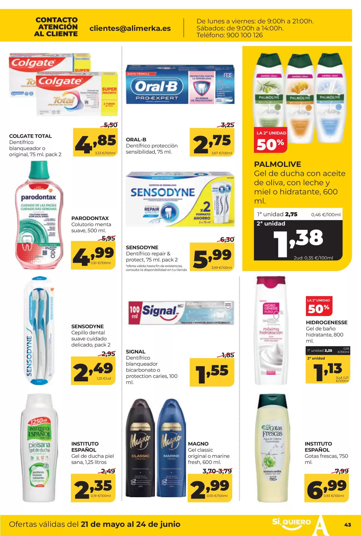 Offres ‎Supermarchés Alimerka‎ Asturies de 21 à 24 mai 2026 Offres hebdomadaires - ‎Supermarchés Alimerka‎ - Espagne - 21 mai 2026 – 24 mai 2026 - Page 45