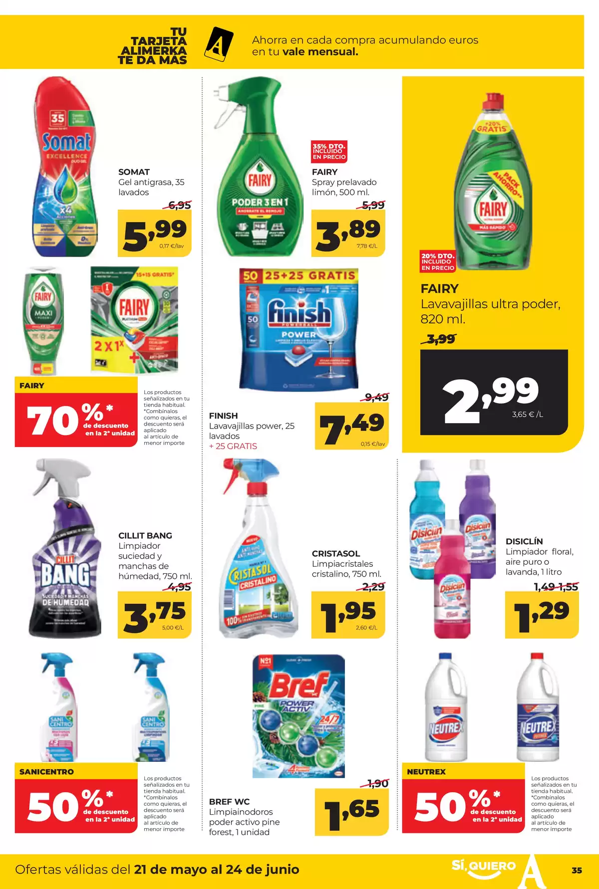 Offres ‎Supermarchés Alimerka‎ Asturies de 21 à 24 mai 2026 Offres hebdomadaires - ‎Supermarchés Alimerka‎ - Espagne - 21 mai 2026 – 24 mai 2026 - Page 37