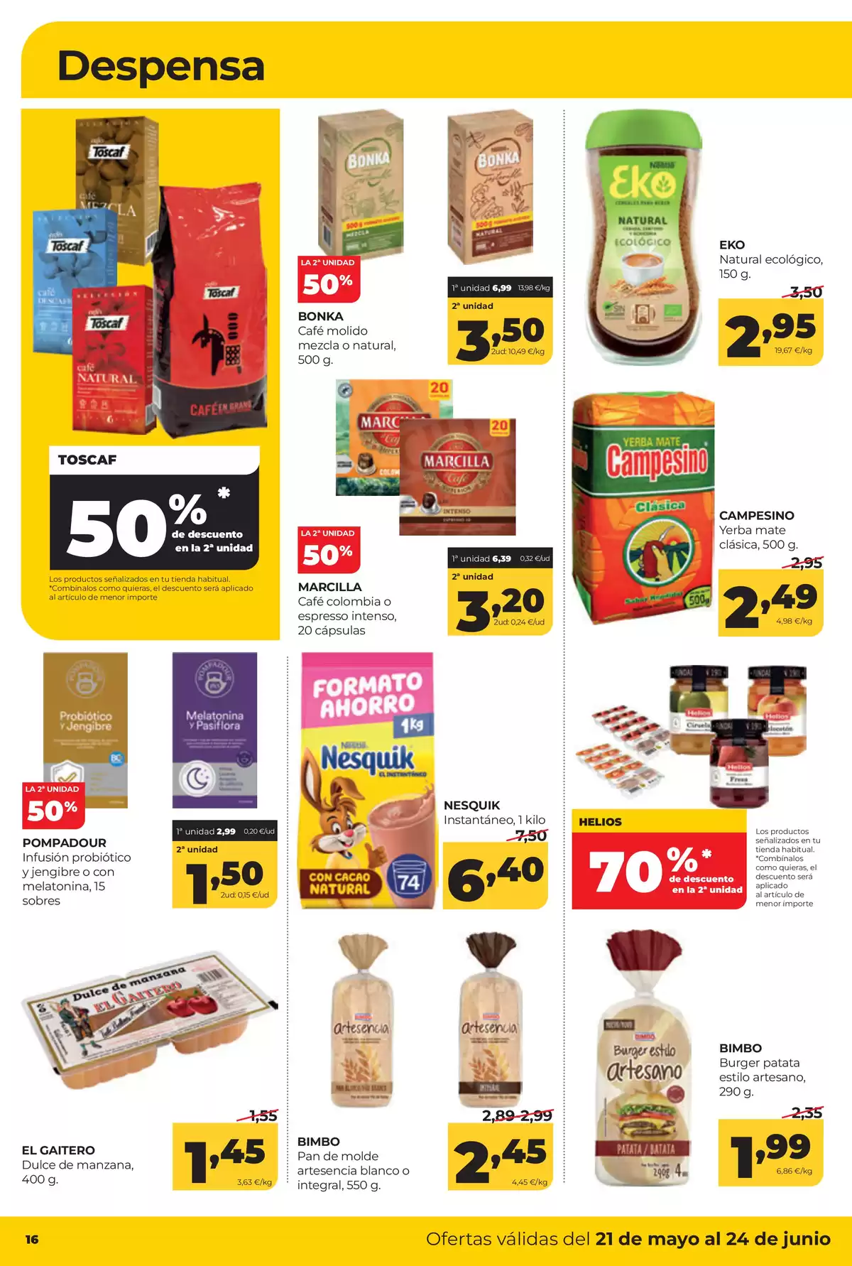 Offres ‎Supermarchés Alimerka‎ Asturies de 21 à 24 mai 2026 Offres hebdomadaires - ‎Supermarchés Alimerka‎ - Espagne - 21 mai 2026 – 24 mai 2026 - Page 18