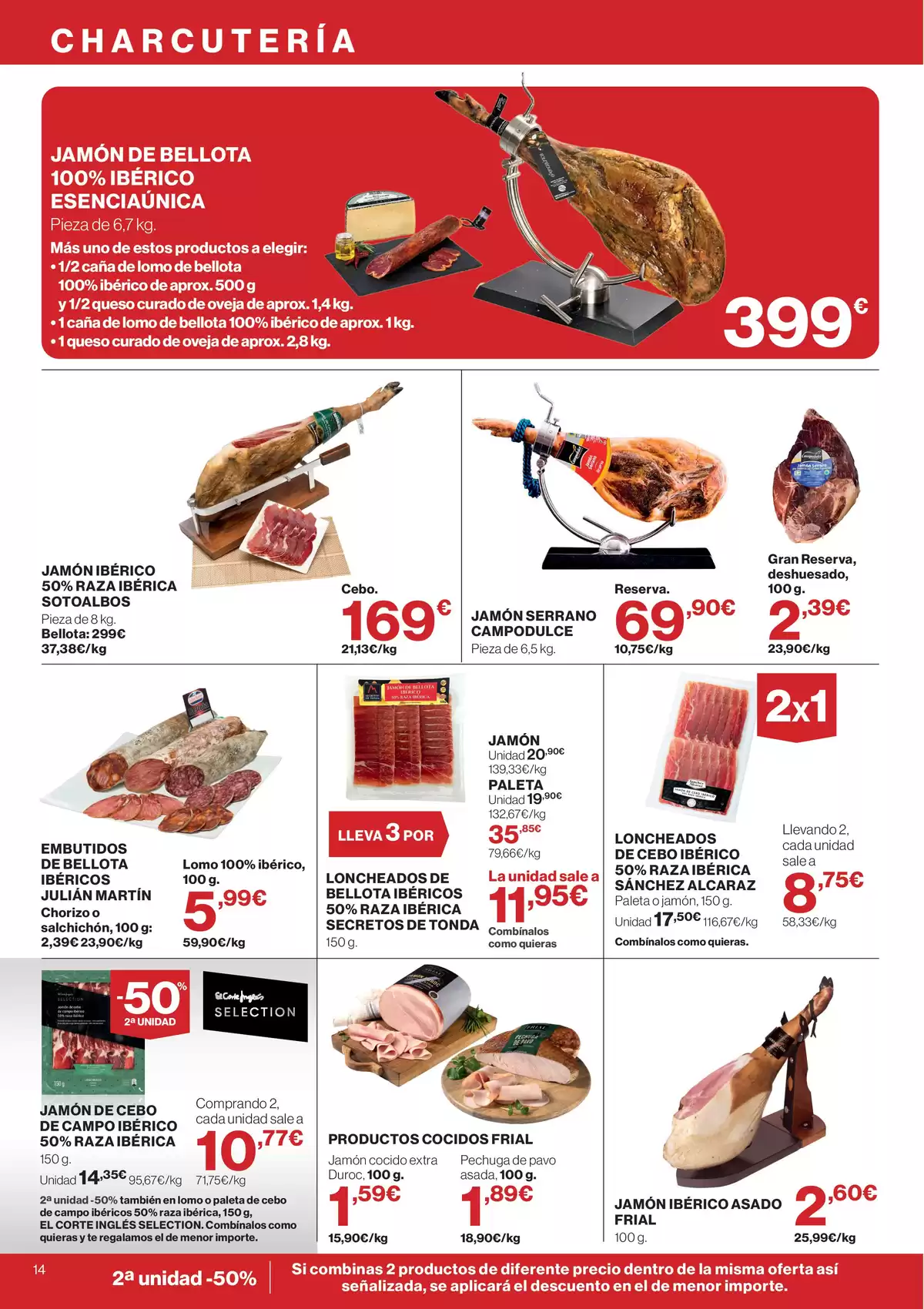 Ofertas de Hipercor España de 21 mayo a 3 junio 2026 -50% 2ª Unidad En Miles De Productos - Hipercor - España - 21 mayo 2026 – 3 junio 2026 - Página 14