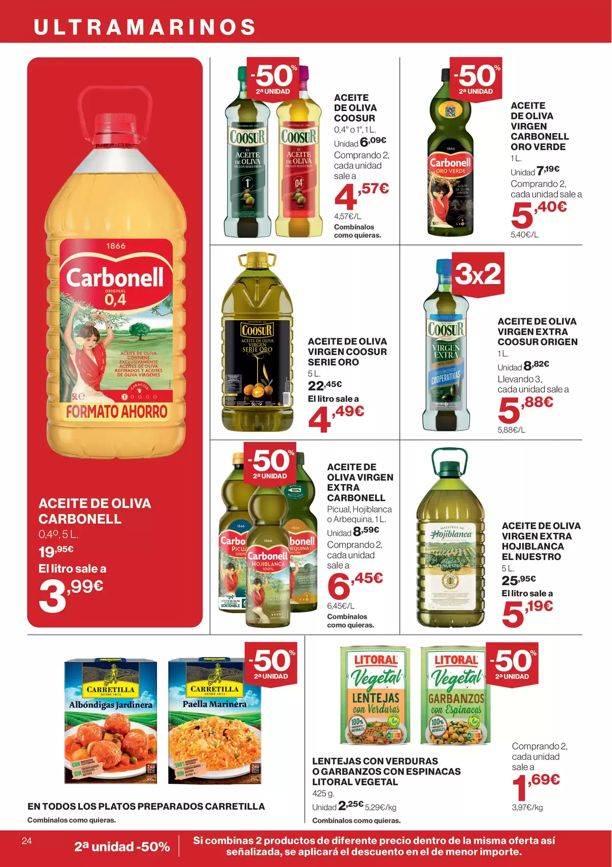 Ofertas de Hipercor España de 21 mayo a 3 junio 2026 -50% 2ª Unidad En Miles De Productos - Hipercor - España - 21 mayo 2026 – 3 junio 2026 - Página 24