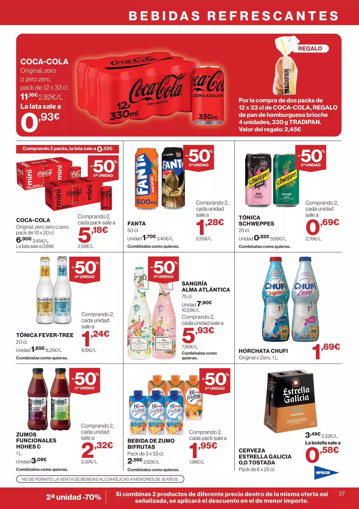 Ofertas de Hipercor España de 21 mayo a 3 junio 2026 -50% 2ª Unidad En Miles De Productos - Hipercor - España - 21 mayo 2026 – 3 junio 2026 - Página 27