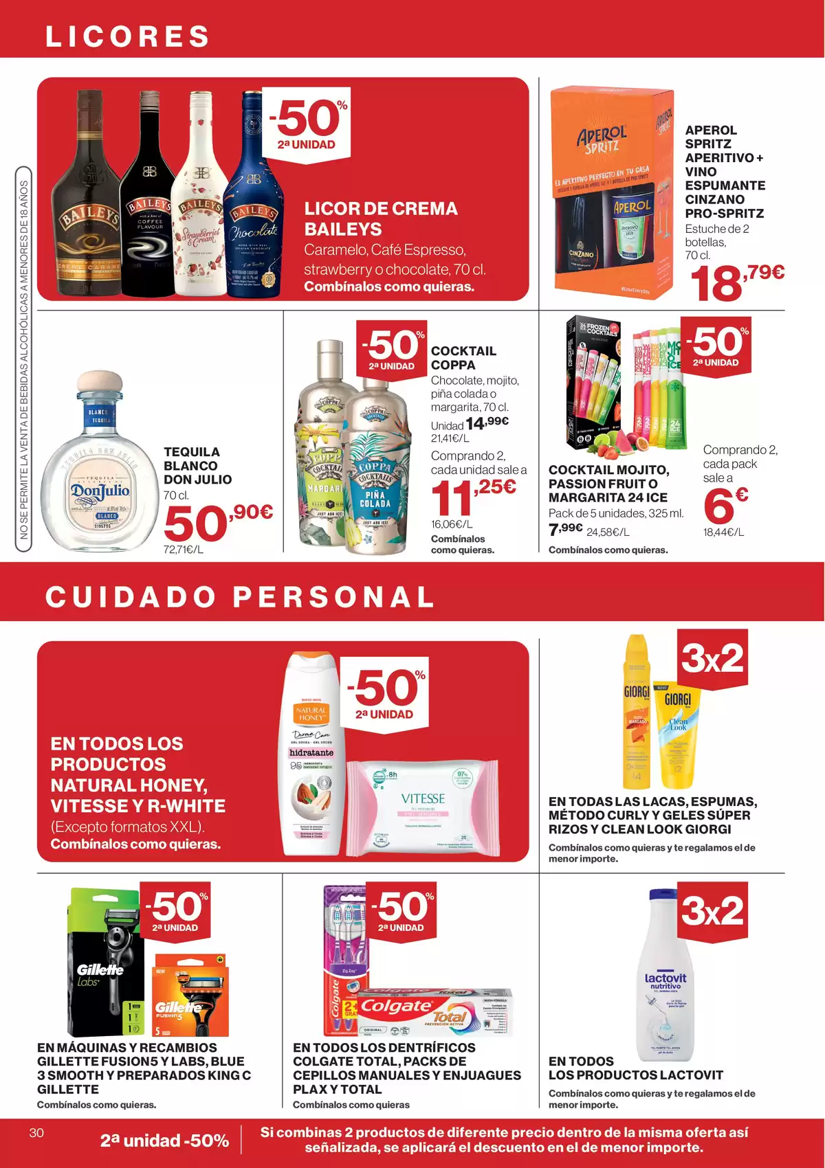Ofertas de Hipercor España de 21 mayo a 3 junio 2026 -50% 2ª Unidad En Miles De Productos - Hipercor - España - 21 mayo 2026 – 3 junio 2026 - Página 30