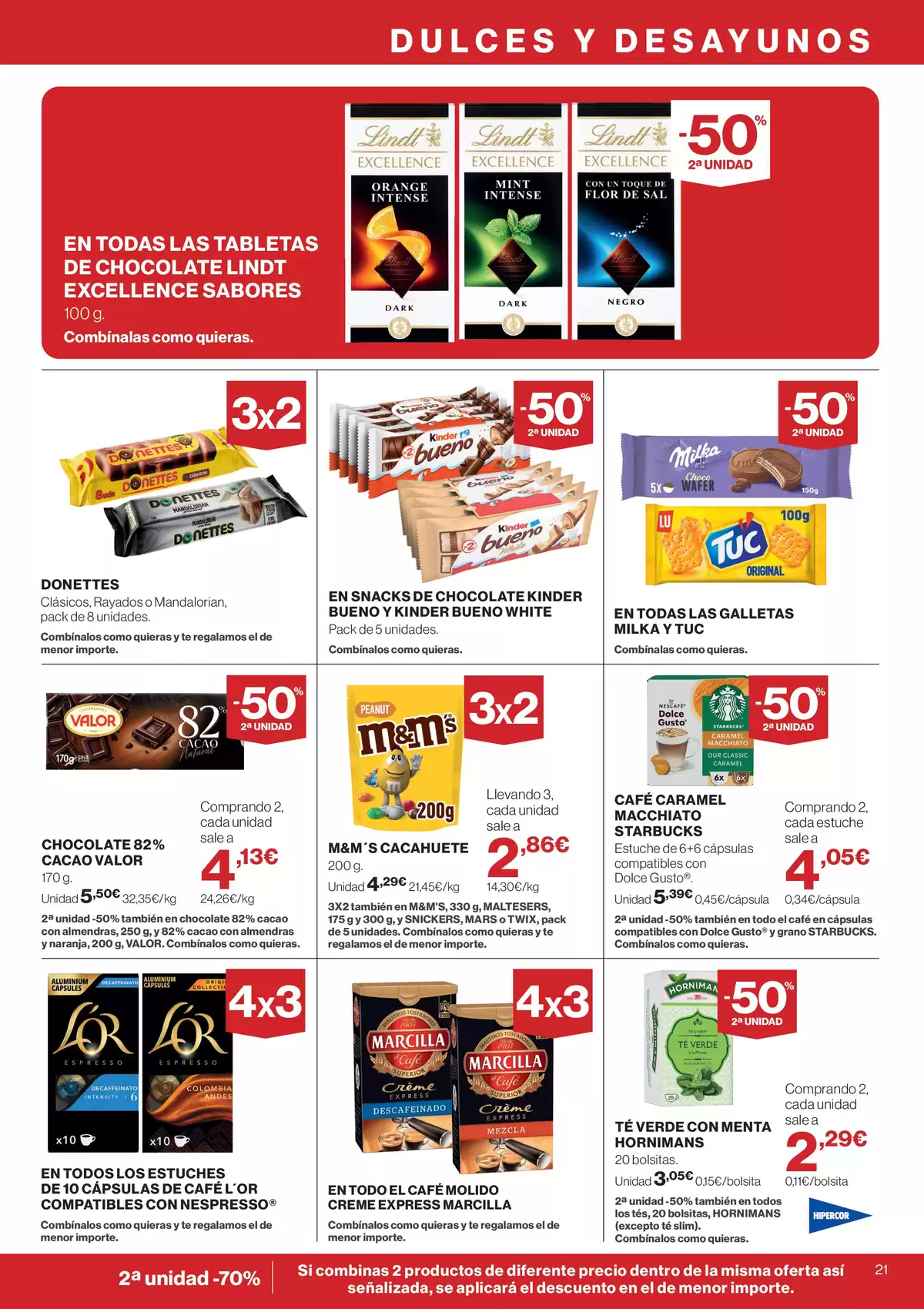 Ofertas de Hipercor España de 21 mayo a 3 junio 2026 -50% 2ª Unidad En Miles De Productos - Hipercor - España - 21 mayo 2026 – 3 junio 2026 - Página 21