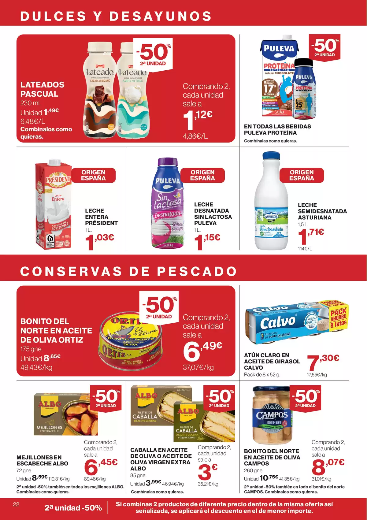 Ofertas de Hipercor España de 21 mayo a 3 junio 2026 -50% 2ª Unidad En Miles De Productos - Hipercor - España - 21 mayo 2026 – 3 junio 2026 - Página 22