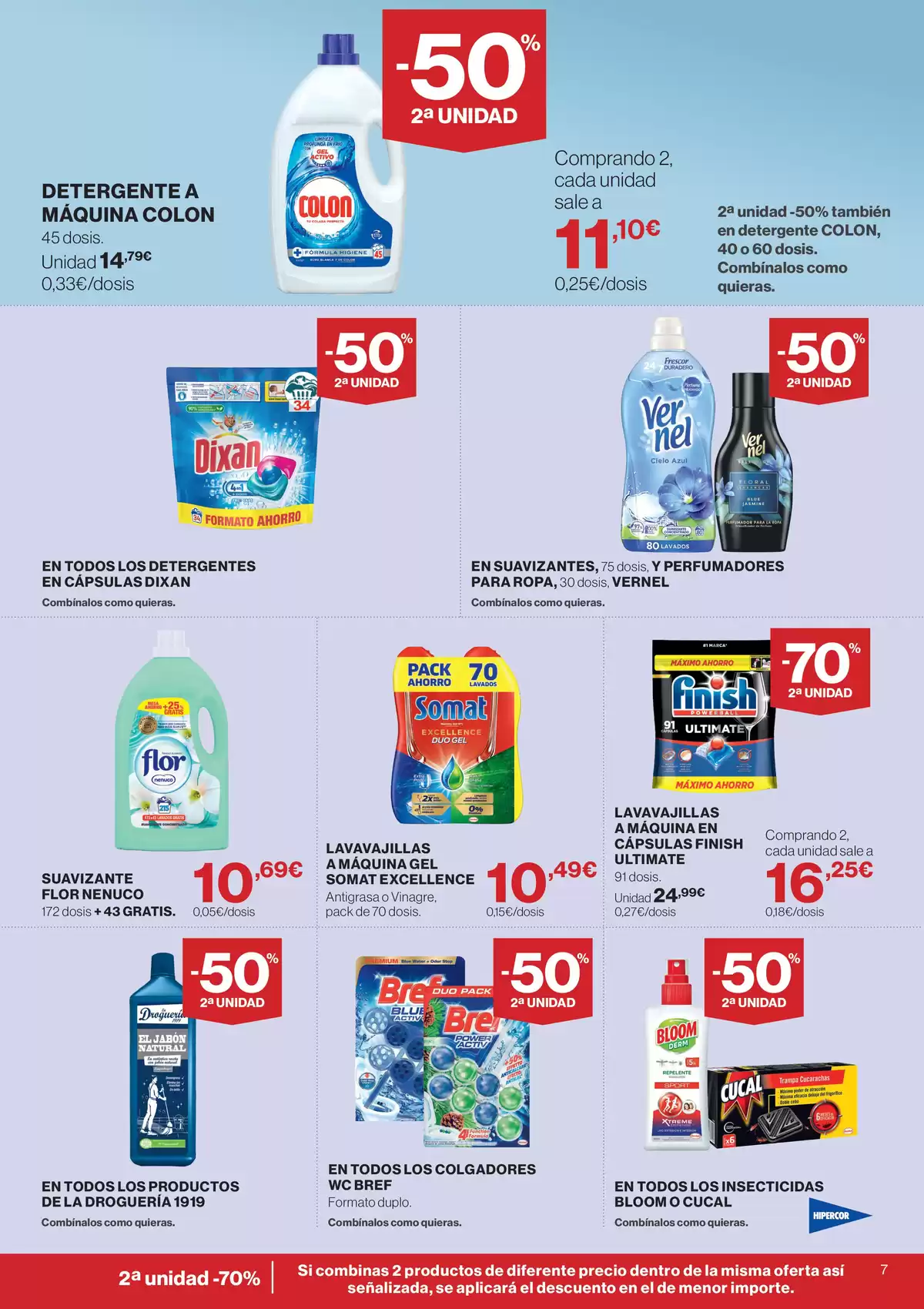 Ofertas de Hipercor España de 21 mayo a 3 junio 2026 -50% 2ª Unidad En Miles De Productos - Hipercor - España - 21 mayo 2026 – 3 junio 2026 - Página 7
