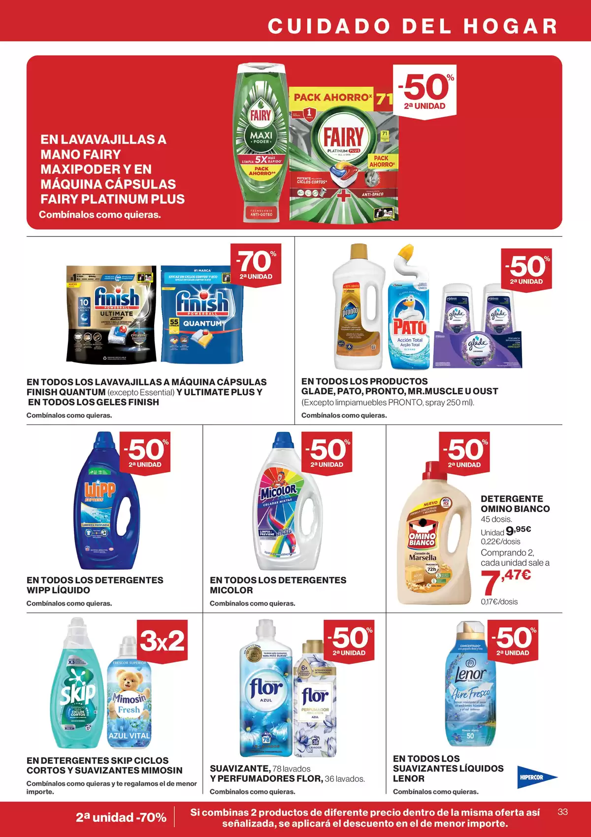 Ofertas de Hipercor España de 21 mayo a 3 junio 2026 -50% 2ª Unidad En Miles De Productos - Hipercor - España - 21 mayo 2026 – 3 junio 2026 - Página 33