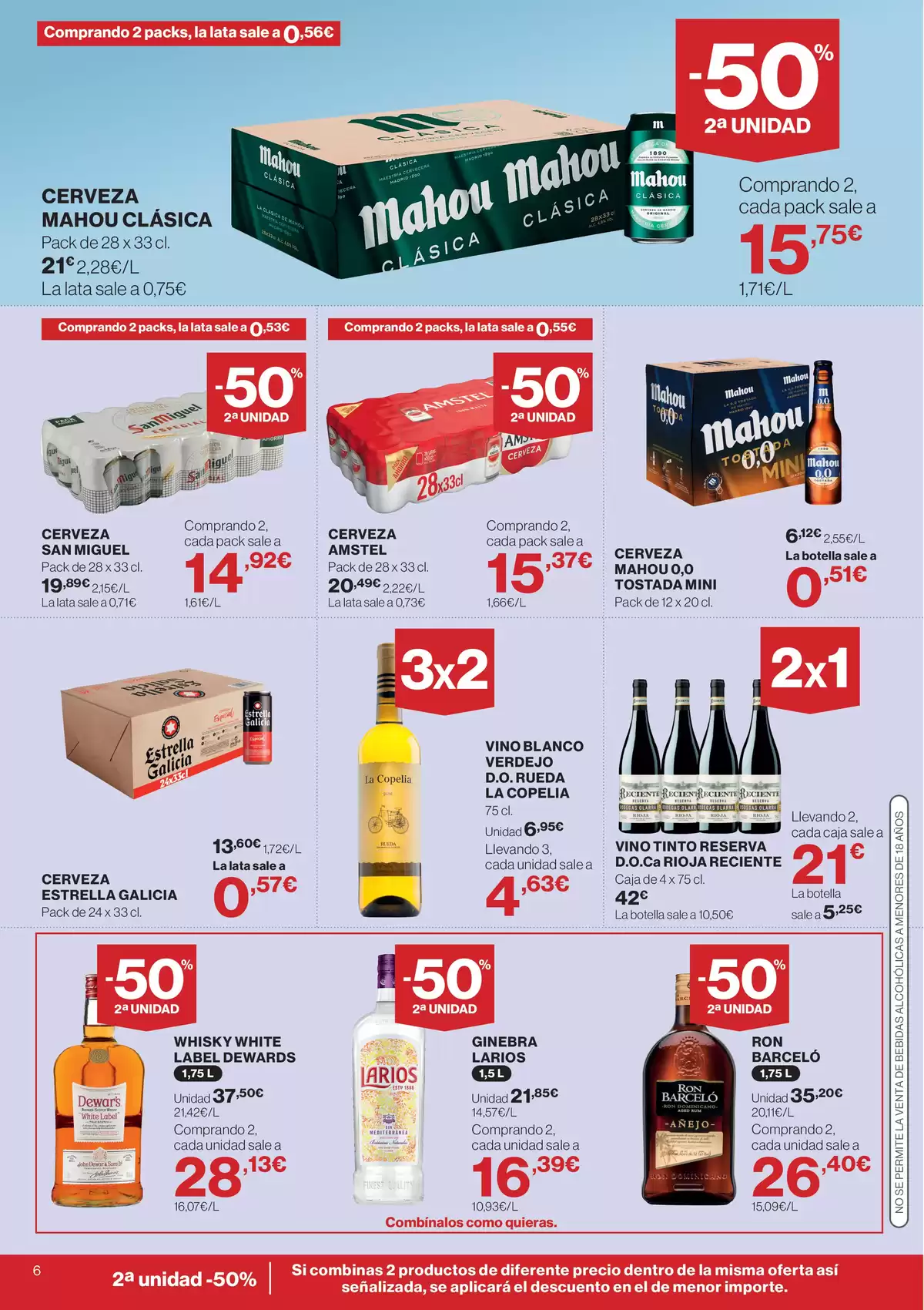 Ofertas de Hipercor España de 21 mayo a 3 junio 2026 -50% 2ª Unidad En Miles De Productos - Hipercor - España - 21 mayo 2026 – 3 junio 2026 - Página 6