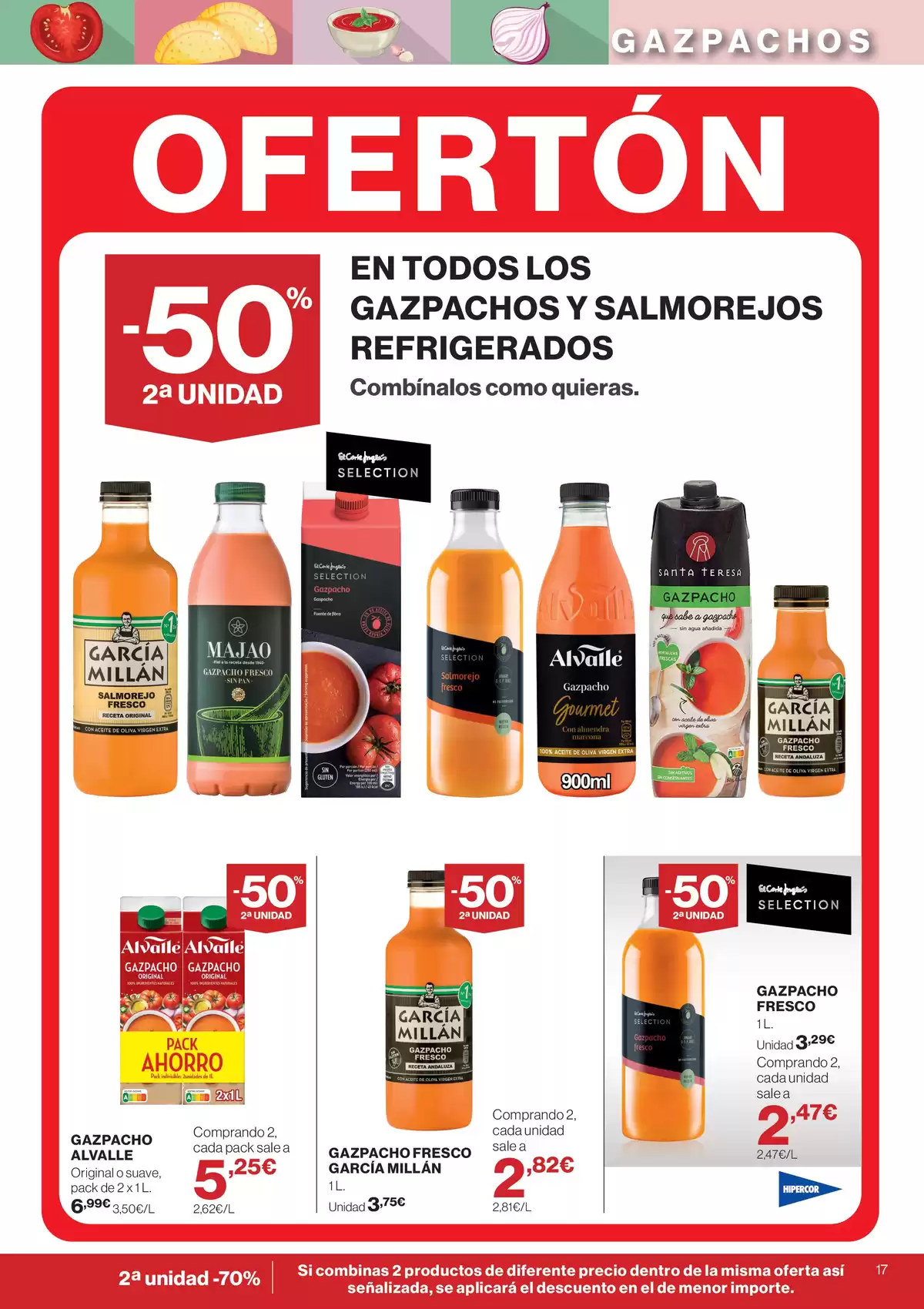 Ofertas de Hipercor España de 21 mayo a 3 junio 2026 -50% 2ª Unidad En Miles De Productos - Hipercor - España - 21 mayo 2026 – 3 junio 2026 - Página 17