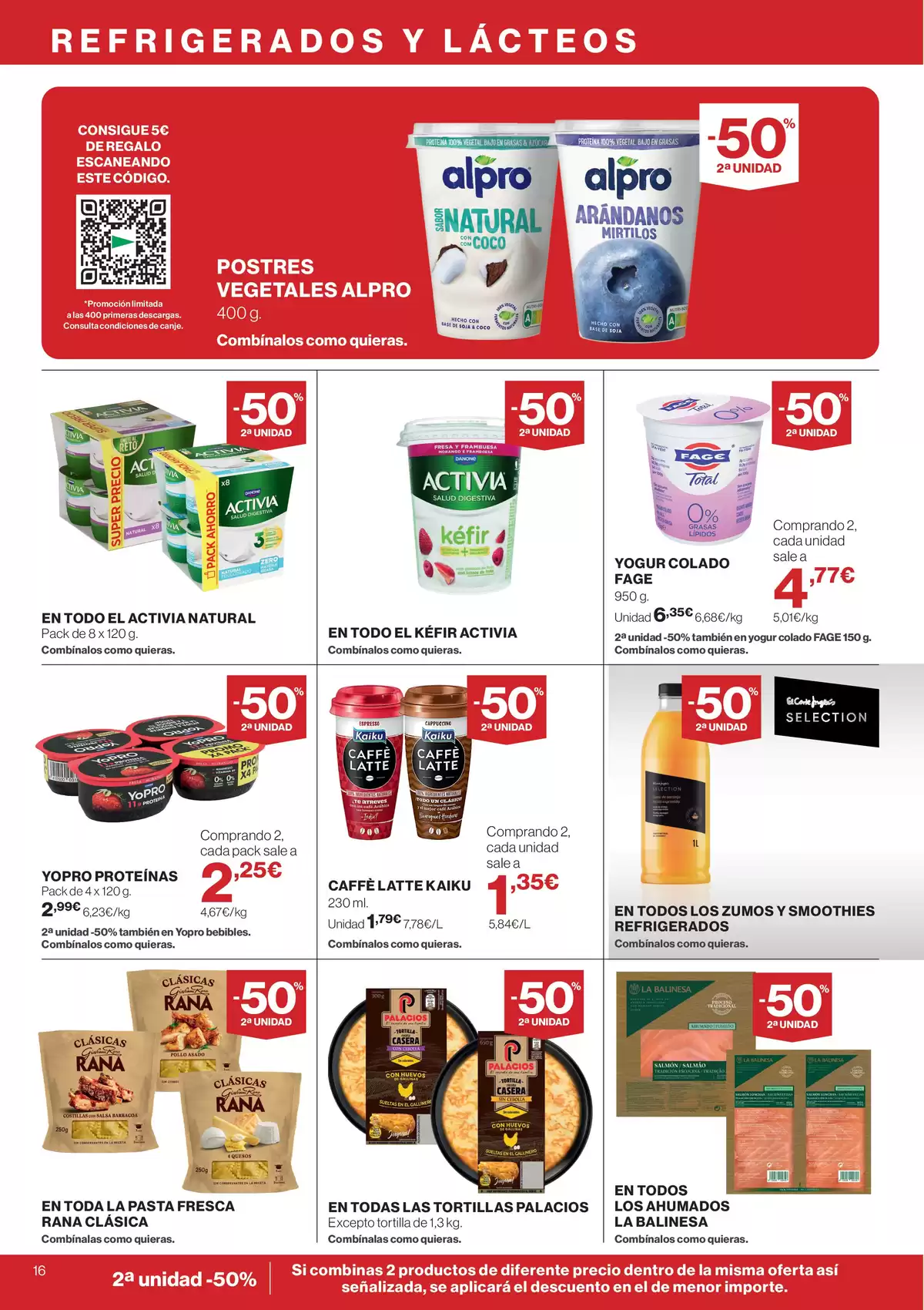 Ofertas de Hipercor España de 21 mayo a 3 junio 2026 -50% 2ª Unidad En Miles De Productos - Hipercor - España - 21 mayo 2026 – 3 junio 2026 - Página 16