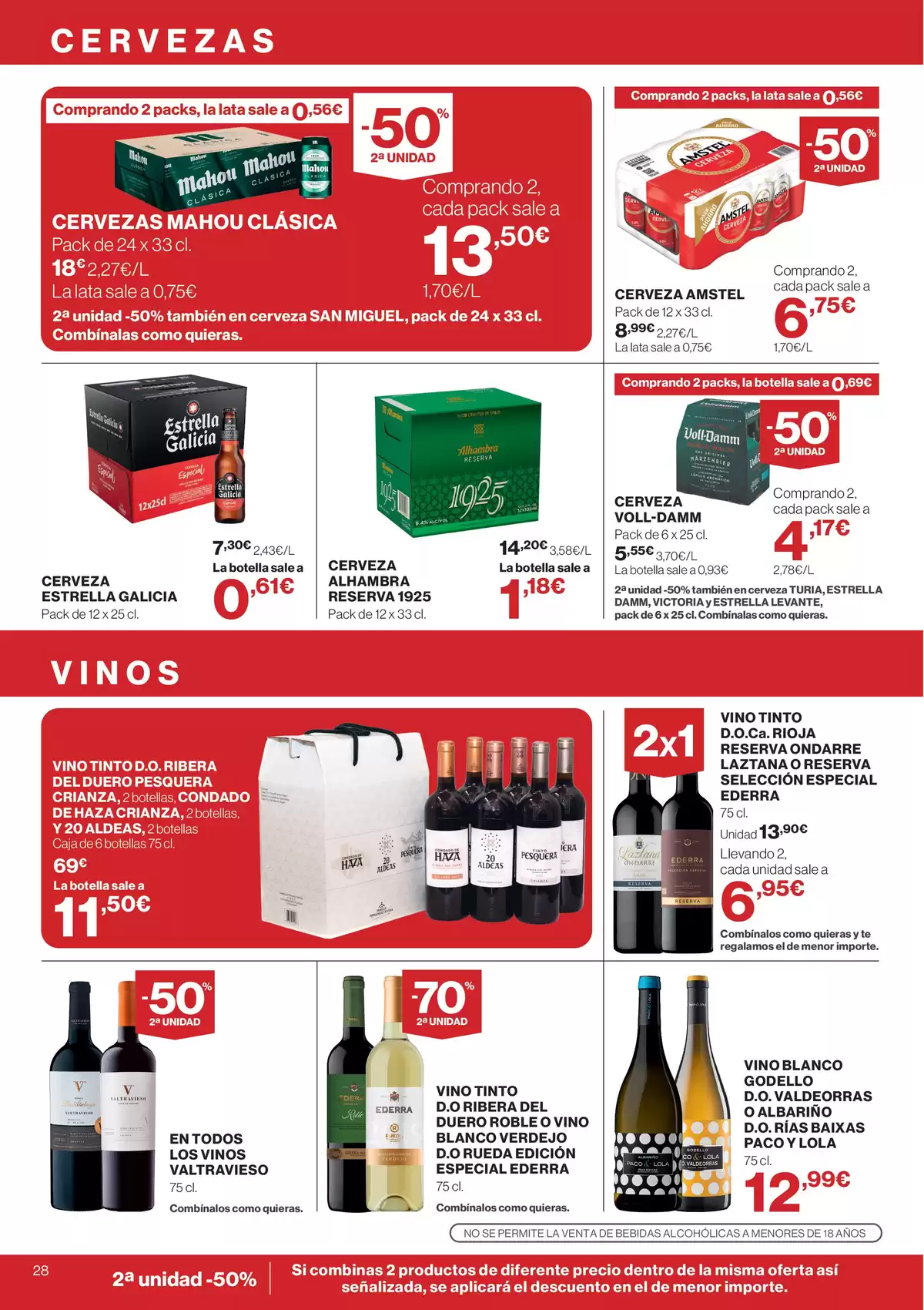 Ofertas de Hipercor España de 21 mayo a 3 junio 2026 -50% 2ª Unidad En Miles De Productos - Hipercor - España - 21 mayo 2026 – 3 junio 2026 - Página 28