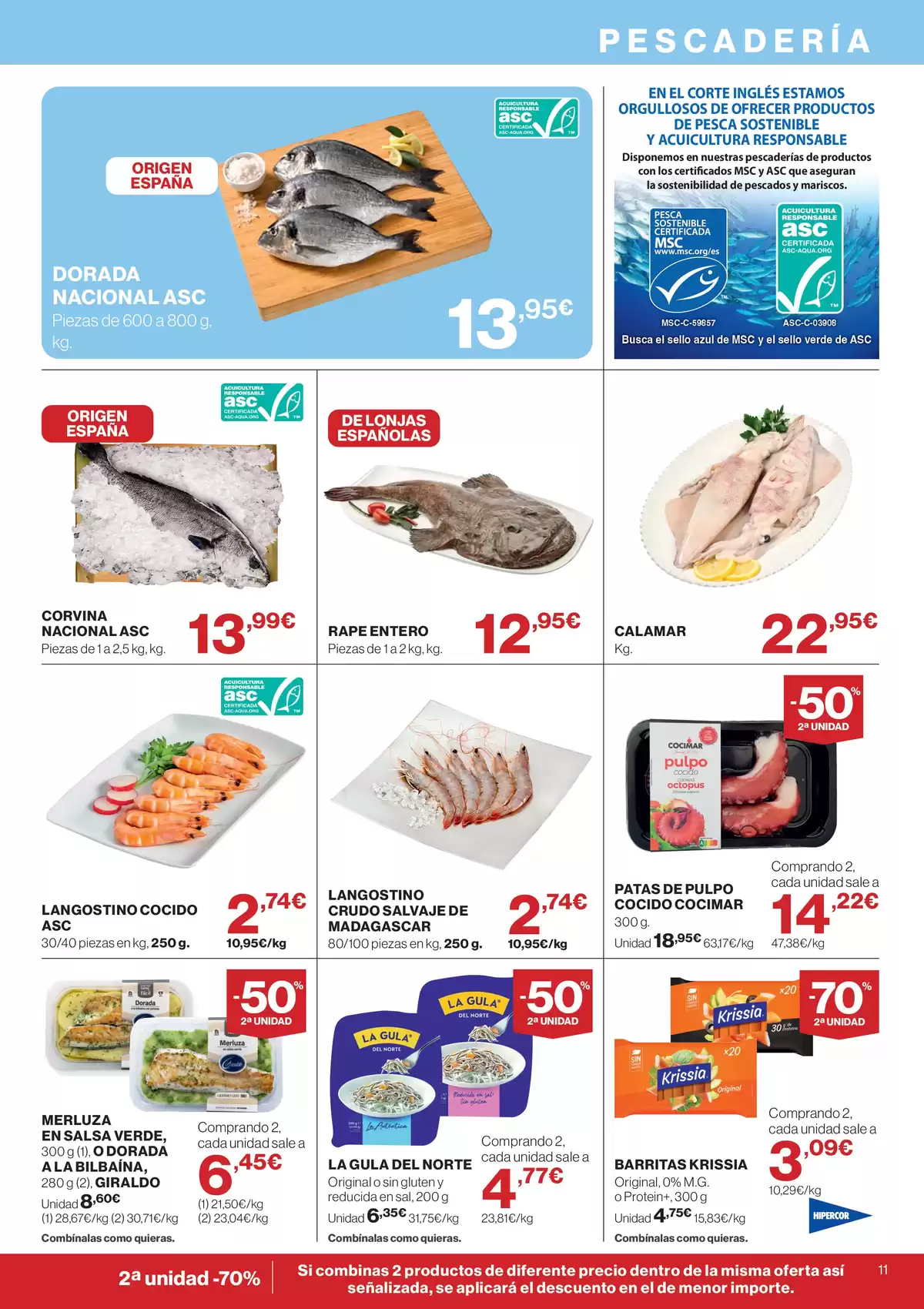 Ofertas de Hipercor España de 21 mayo a 3 junio 2026 -50% 2ª Unidad En Miles De Productos - Hipercor - España - 21 mayo 2026 – 3 junio 2026 - Página 11