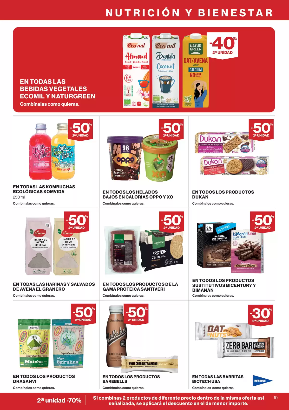 Ofertas de Hipercor España de 21 mayo a 3 junio 2026 -50% 2ª Unidad En Miles De Productos - Hipercor - España - 21 mayo 2026 – 3 junio 2026 - Página 19