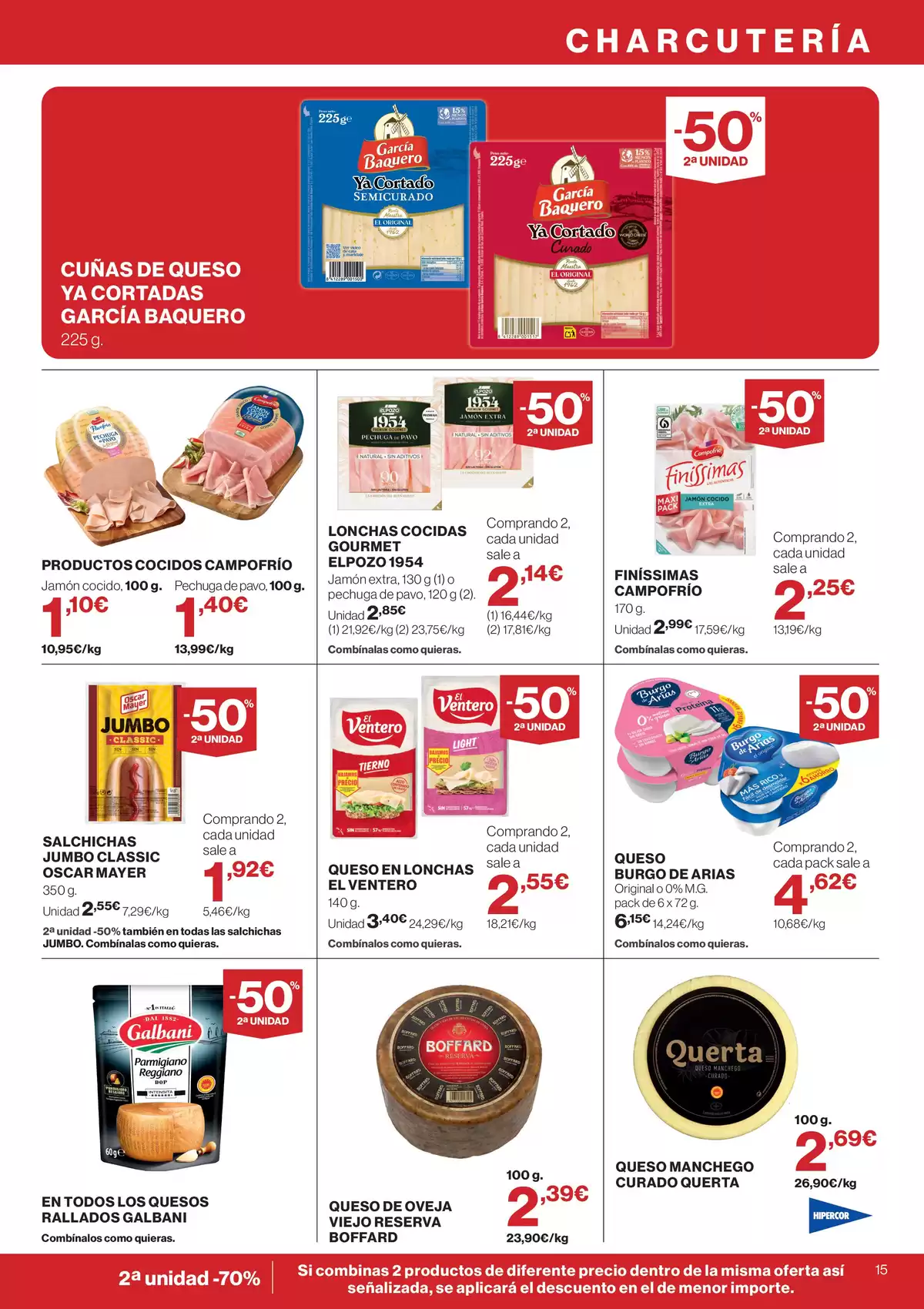 Ofertas de Hipercor España de 21 mayo a 3 junio 2026 -50% 2ª Unidad En Miles De Productos - Hipercor - España - 21 mayo 2026 – 3 junio 2026 - Página 15