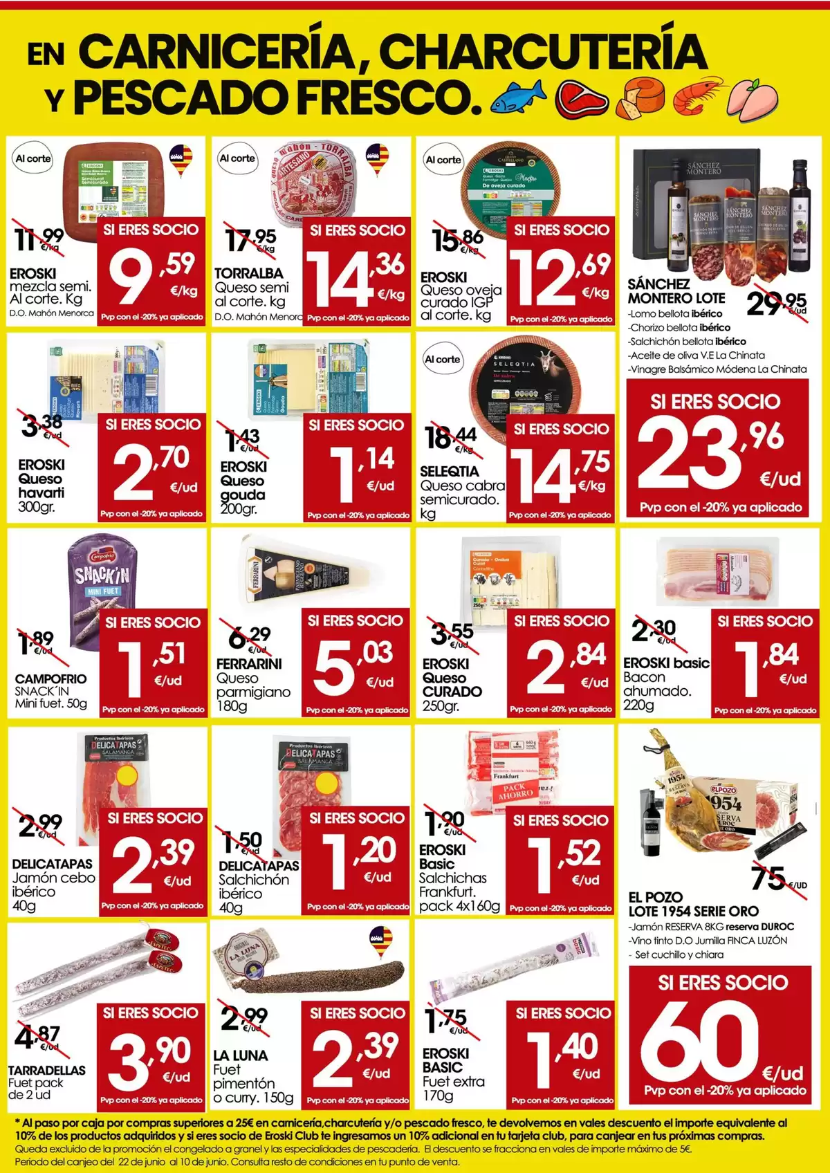 Offres Eroski Espagne de 21 à 24 mai 2026 -20% dans la boucherie, la charcuterie et le poisson frais - Eroski - Espagne - 21 mai 2026 – 24 mai 2026 - Page 3