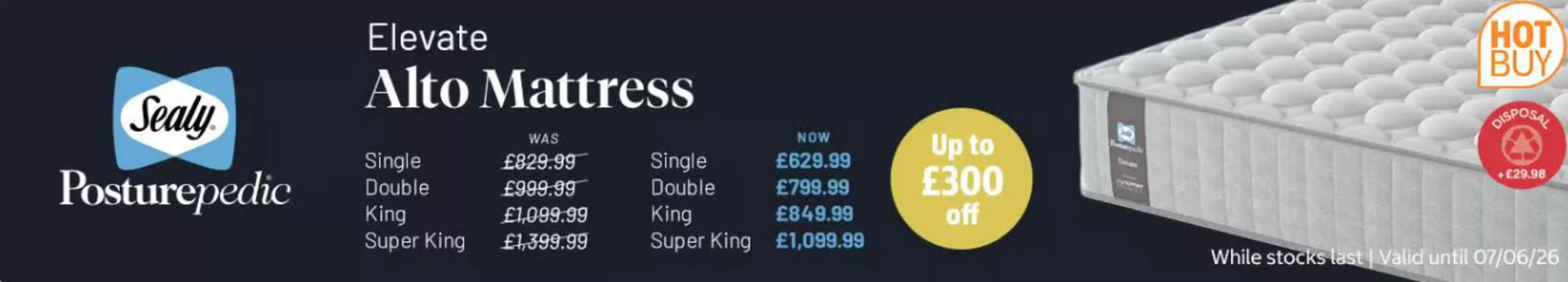 Costco United Kingdom offers from 21 May to 7 June 2026 Elevate Alto Matterrss - Costco - United Kingdom - 21 May 2026 – 7 June 2026 - Page 3