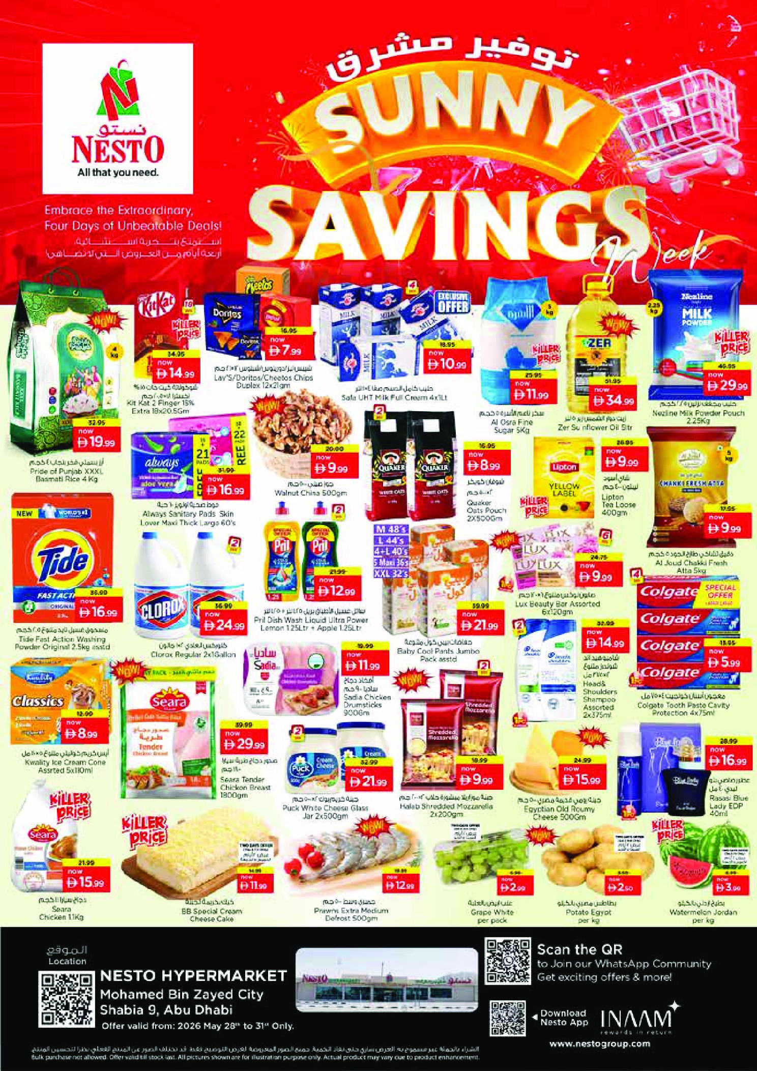 Nesto offers in Bada Zayed from 28 to 31 May 2026 Mashreq Savings Offers - Page 1