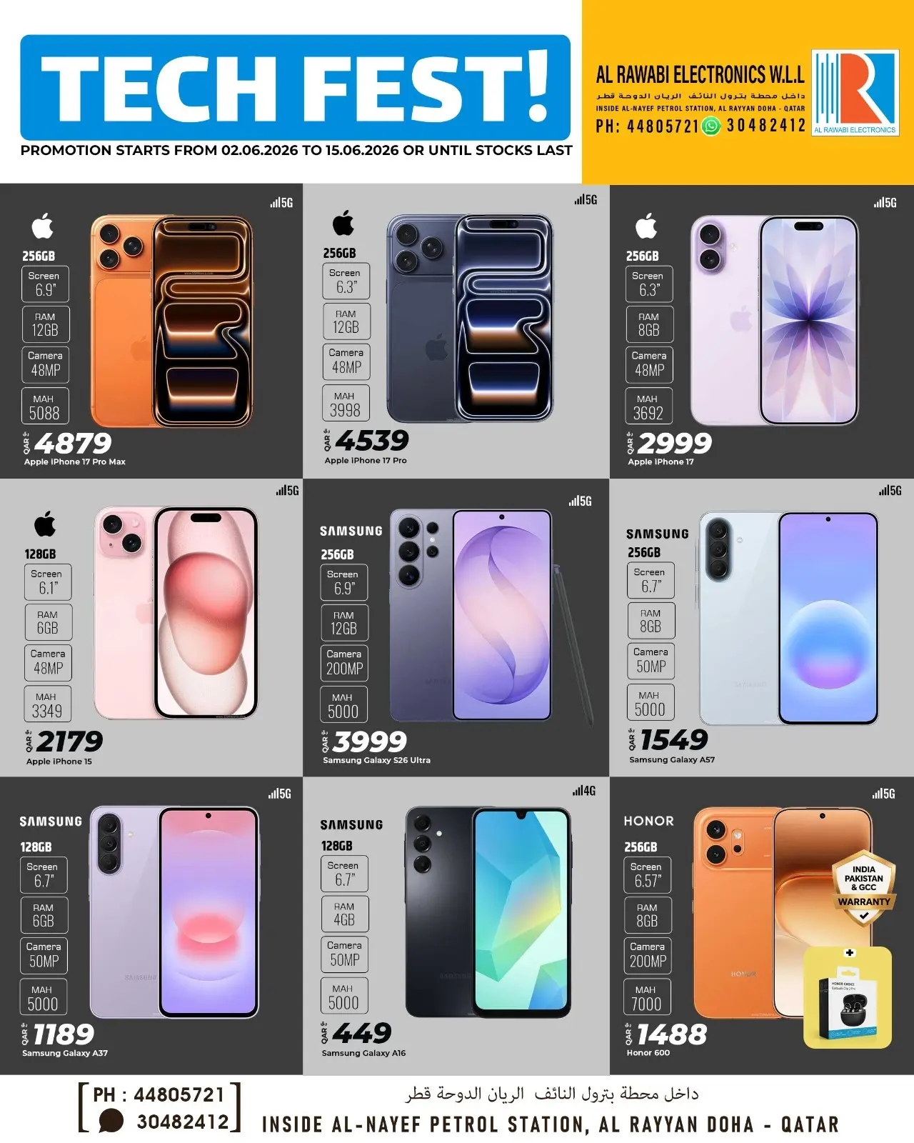 Ofertas de Electrónica Al Rawabi Katar de 2 a 15 junio 2026 Festival Tecnológico - Página 1
