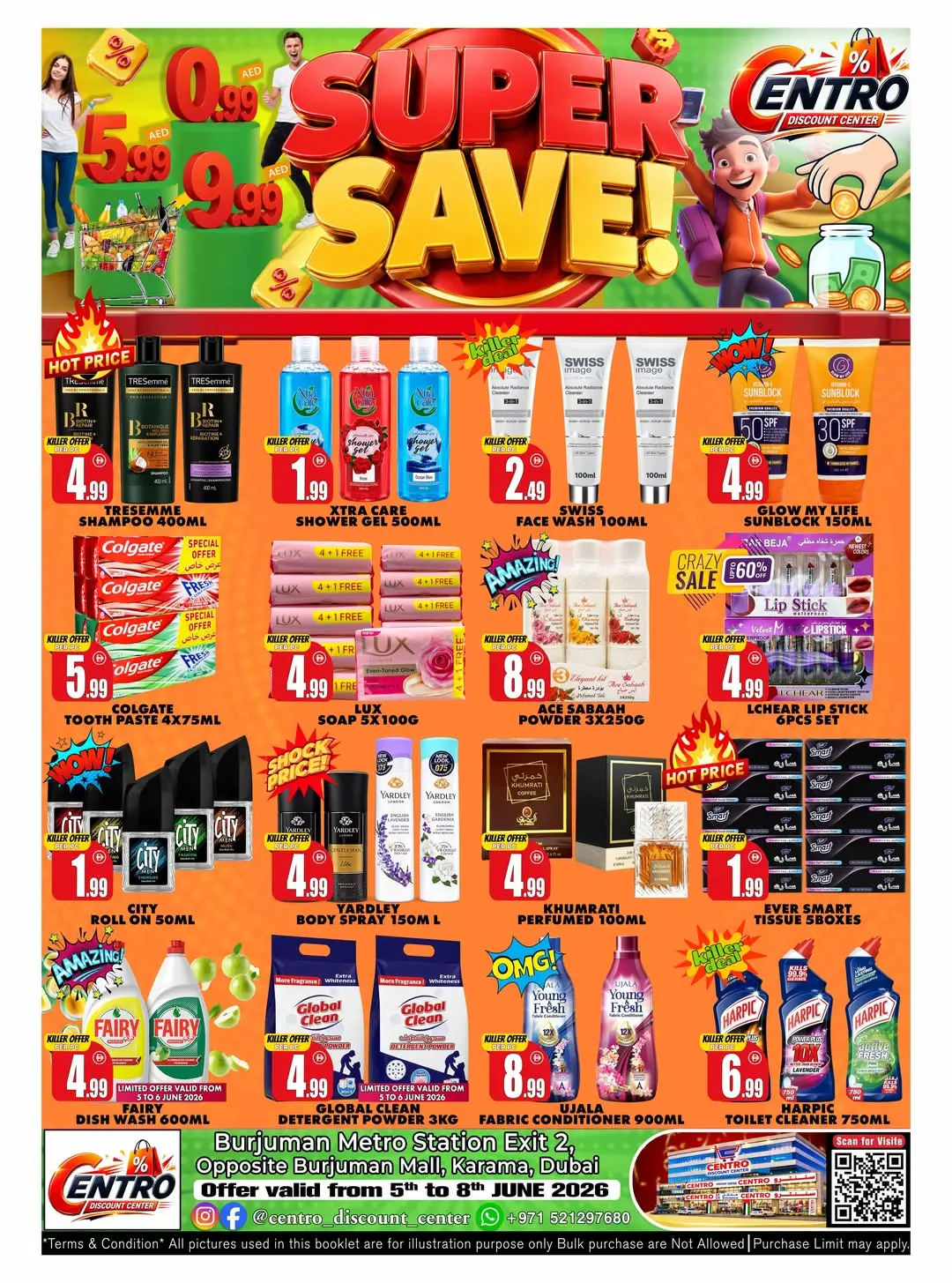 Centro Discount Center offers in BurJuman from 5 to 8 June 2026 Super Saver - Page 1