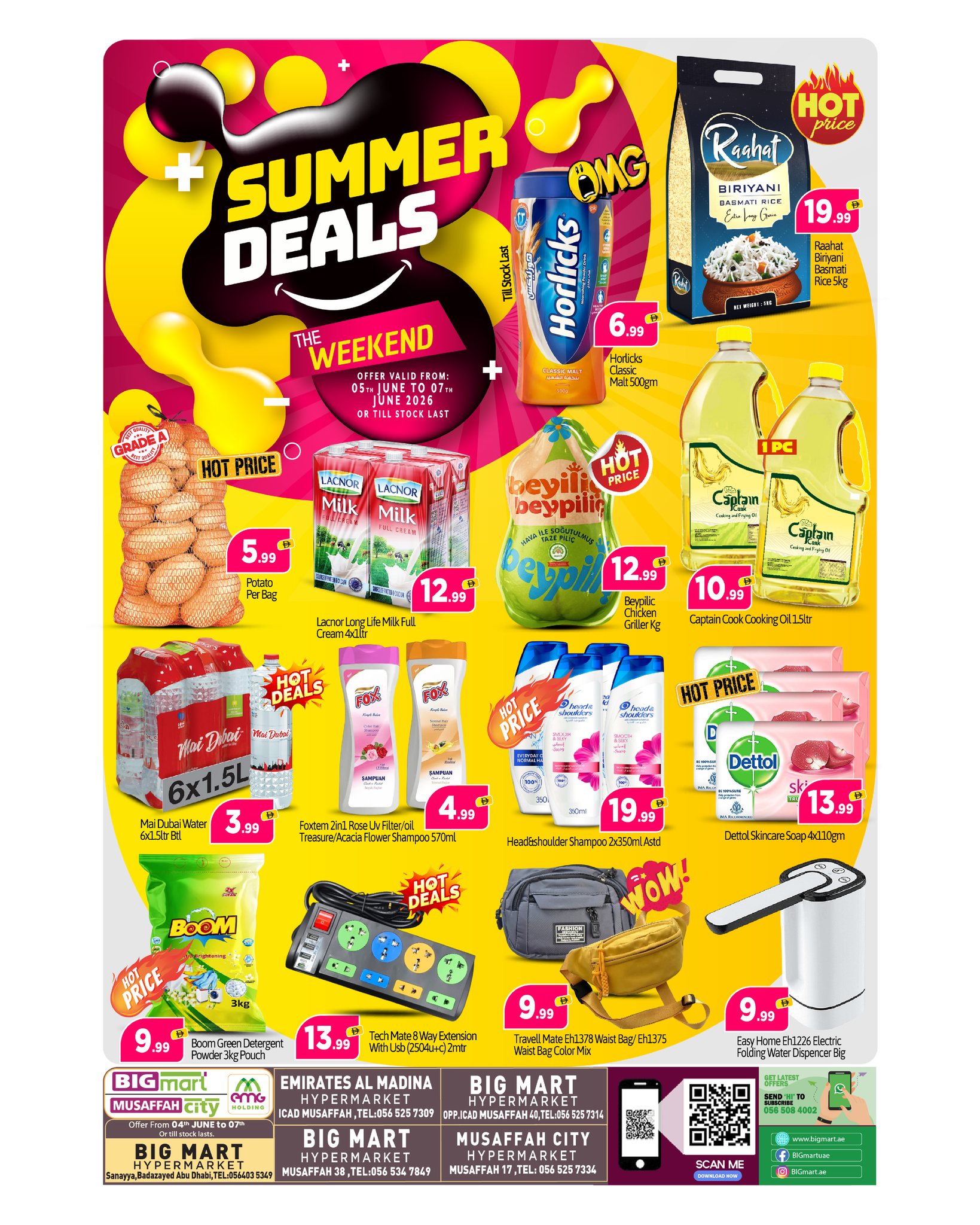 BIGmart offers in Almsfh, Bada Zayed from 4 to 7 June 2026 Summer Deals - Page 1