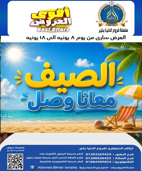 عروض الدنيا بخير هايبر ماركت مصر من ٨ حتى ١٨ يونيو ٢٠٢٦ عروض الصيف - صفحة 1