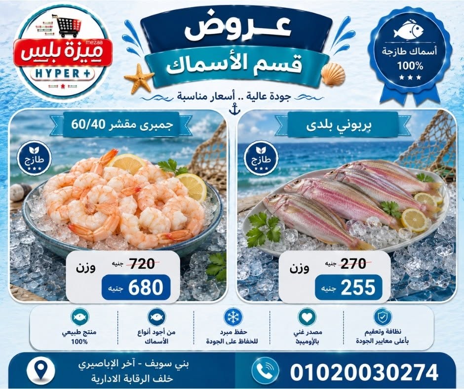 عروض هايبر ميزة مصر من ١١ حتى ١٤ يونيو ٢٠٢٦ عروض الويك إند - هايبر ميزة - مصر - 11 يونيو 2026 – 14 يونيو 2026 - صفحة 13