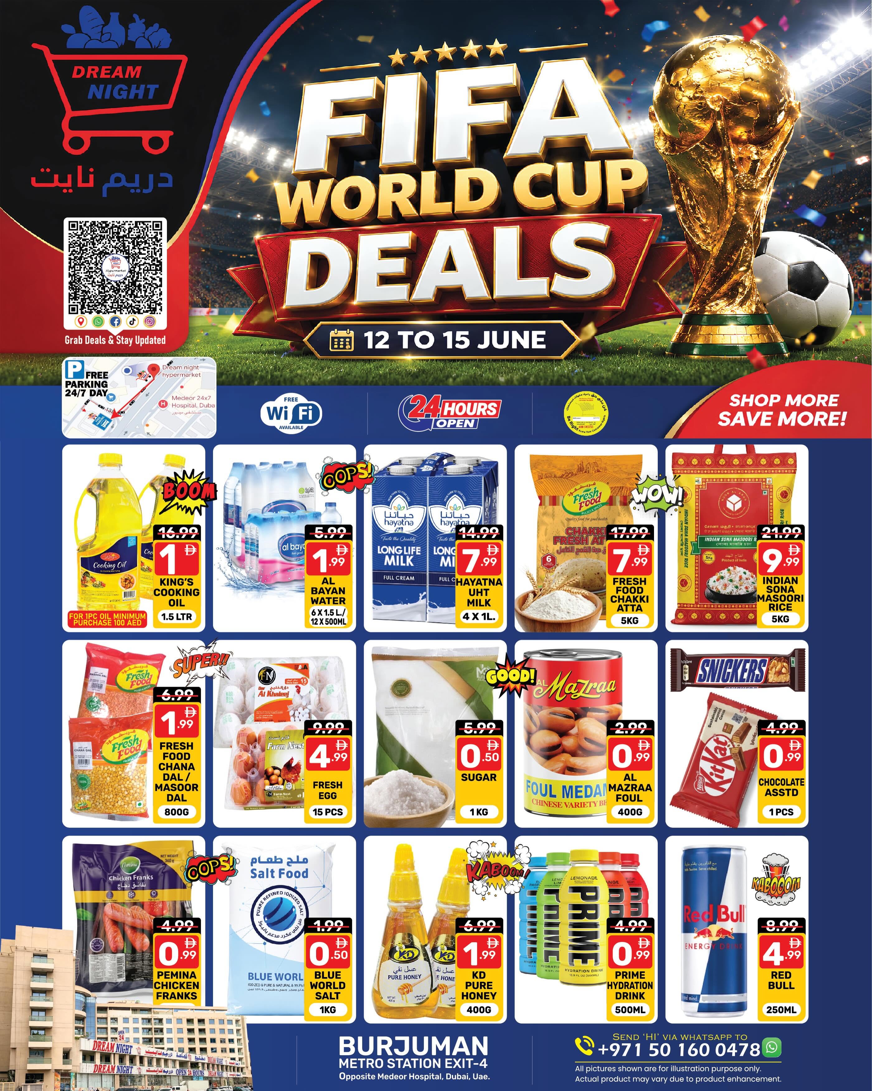 Dream Land supermarket offers in Dubai from 12 to 15 June 2026 World Cup Offers - Page 1