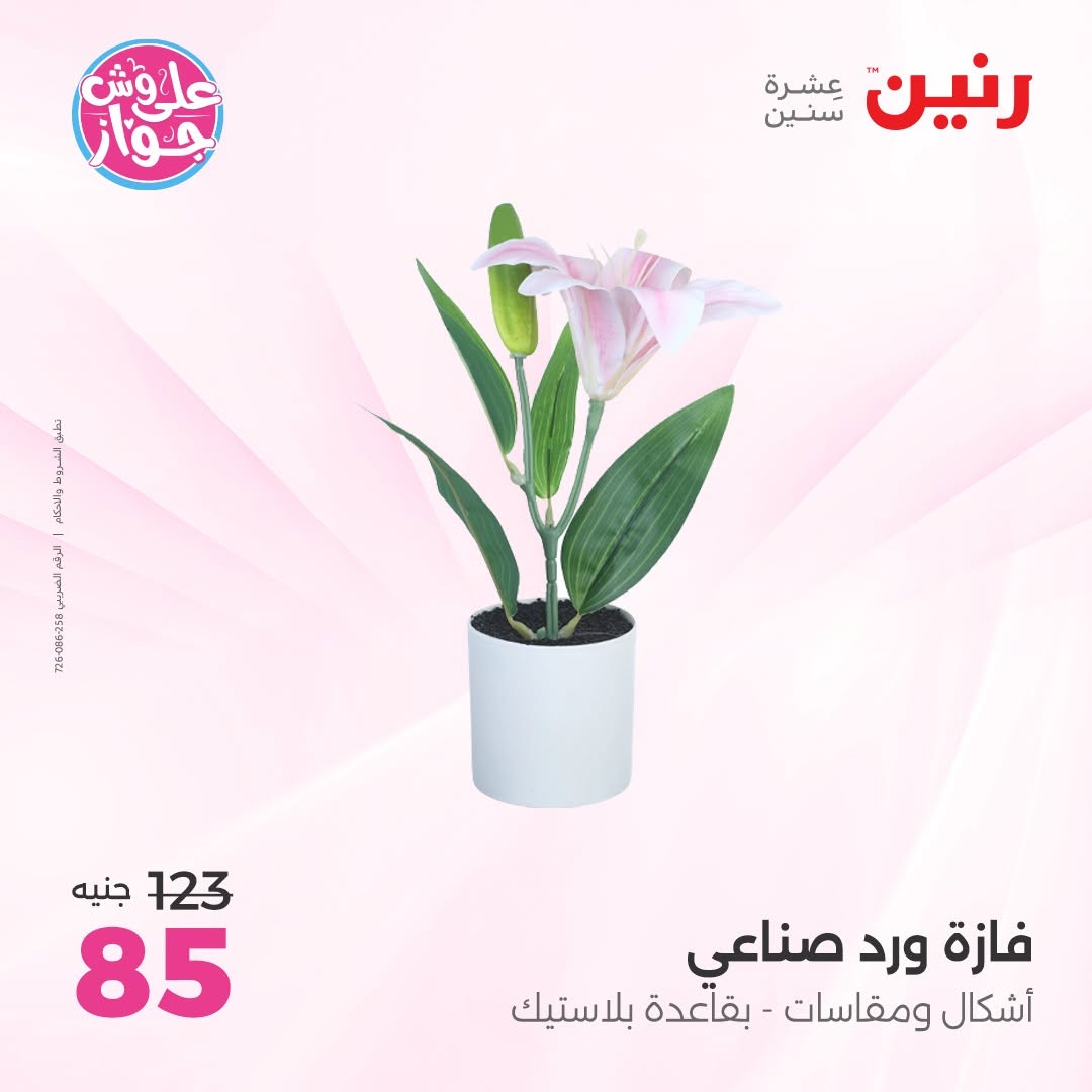 عروض رنين من ١٤ حتى ١٥ يونيو ٢٠٢٦ عروض هدايا وديكورات - رنين - مصر - 14 يونيو 2026 – 15 يونيو 2026 - صفحة 56