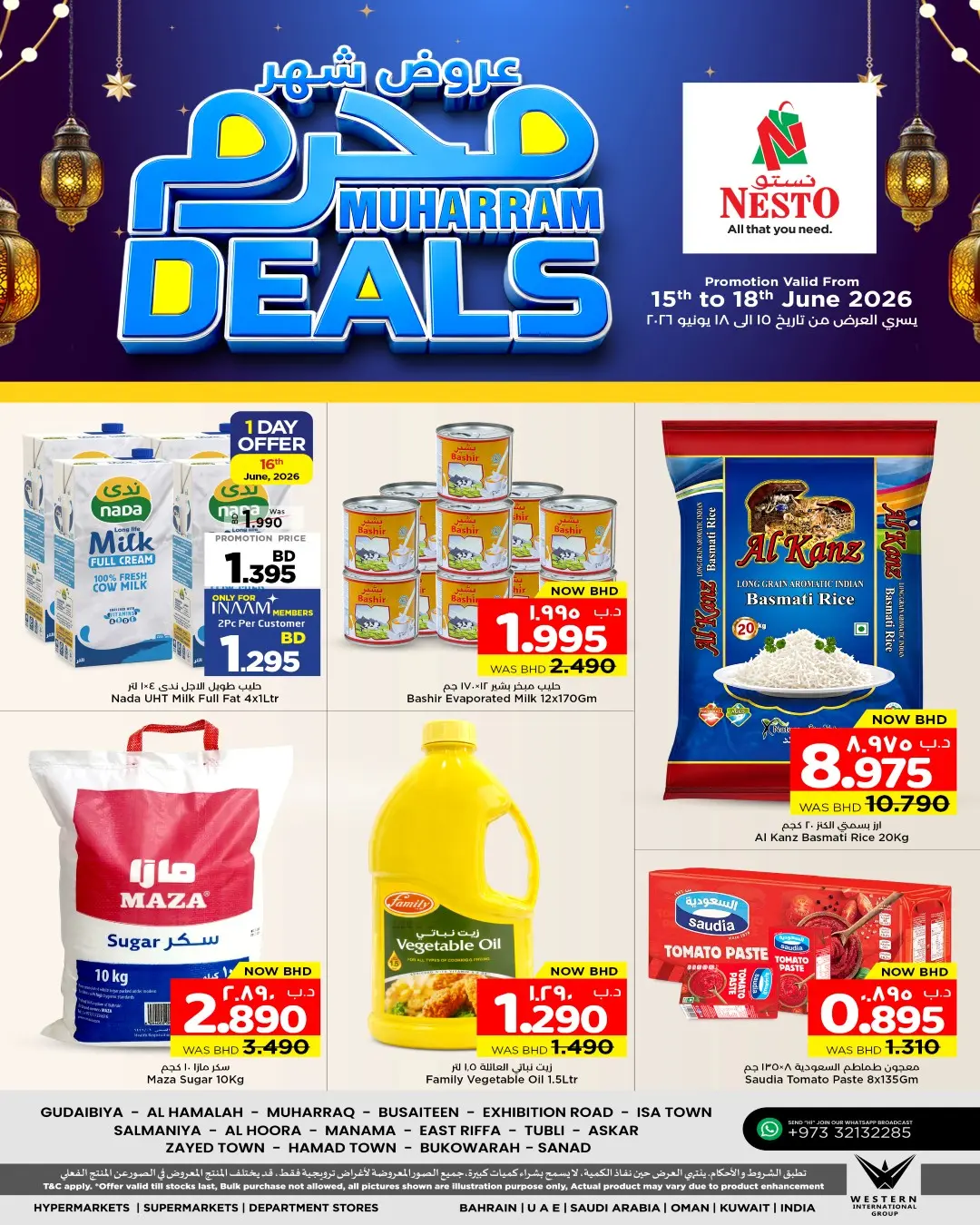 Nesto Bahrain offers from 15 to 18 June 2026 Muharram Offers - Page 1