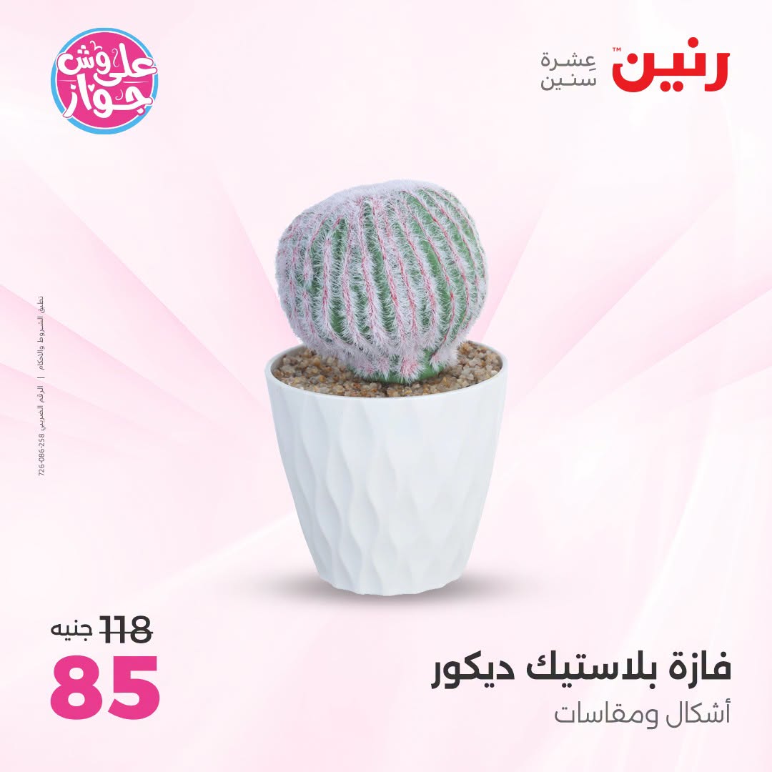 عروض رنين من ١٨ حتى ٢٠ يونيو ٢٠٢٦ عروض هدايا وديكورات - رنين - مصر - 18 يونيو 2026 – 20 يونيو 2026 - صفحة 60