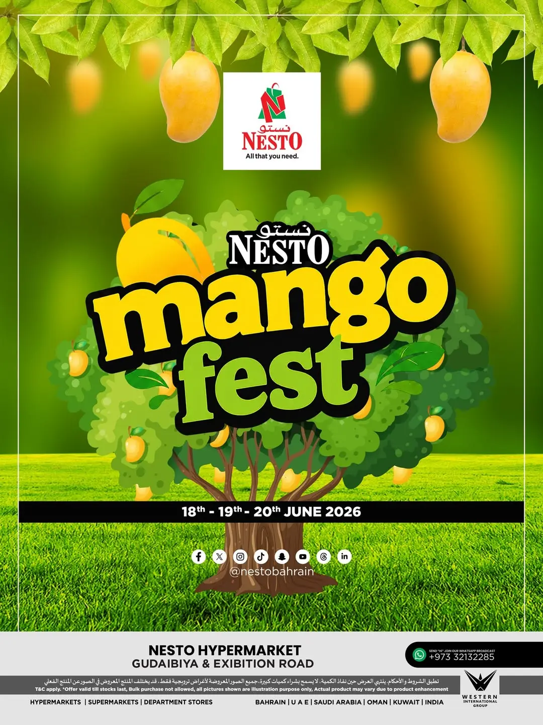 Ofertas de Nesto Alqdybyh, Tryq Almard de 18 a 20 junio 2026 Festival del mango - Página 1
