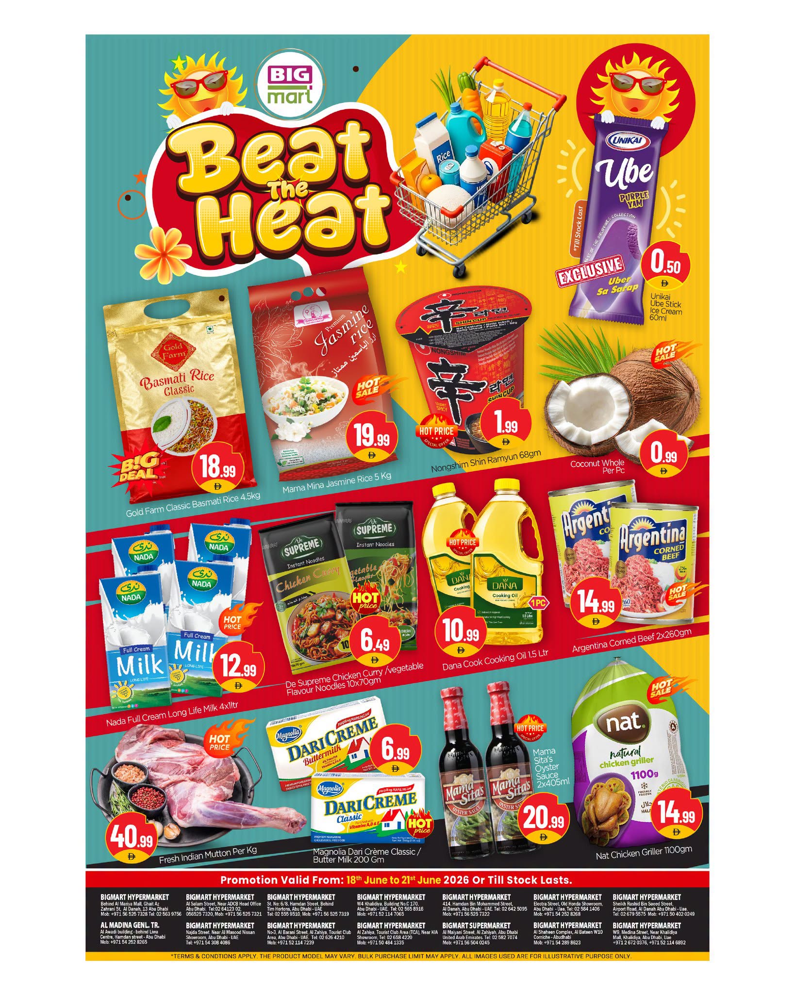 BIGmart UAE offers from 18 to 21 June 2026 Beat the heat - Page 1
