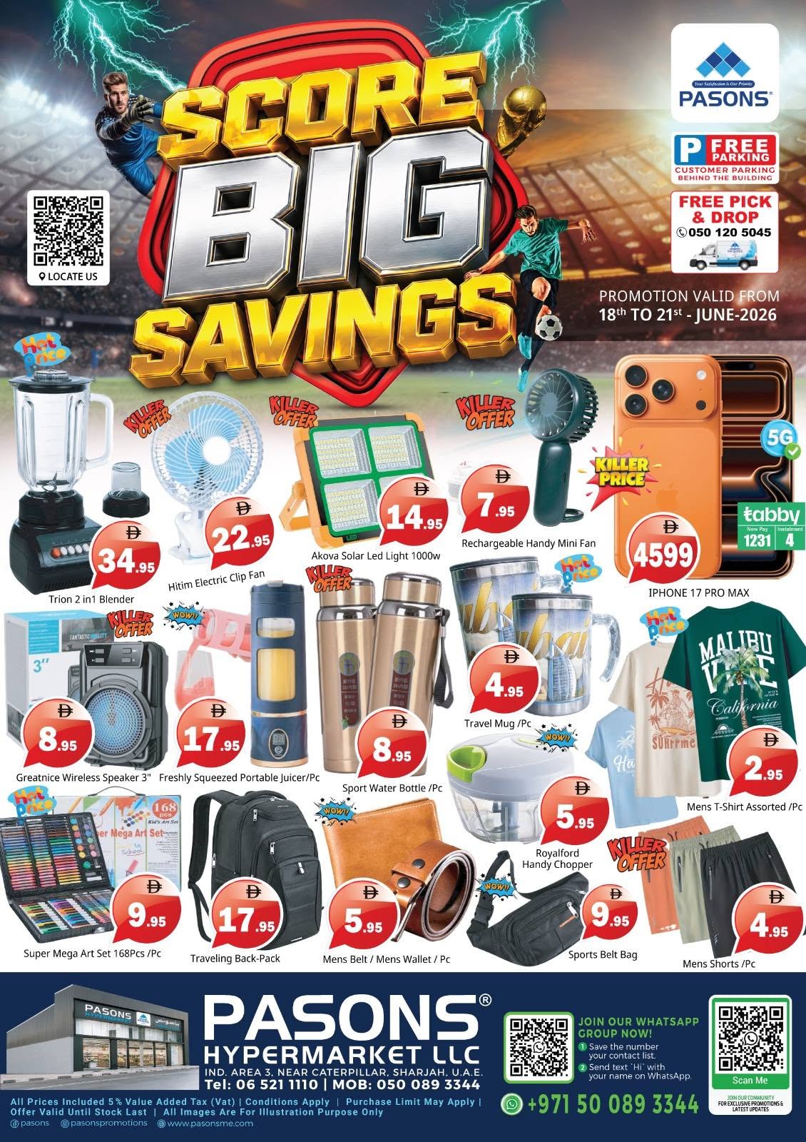 Ofertas de supermercado Pasons Sharjah de 18 a 21 junio 2026 Estalvi en Gran - supermercado Pasons - Emiratos Árabes Unidos - 18 junio 2026 – 21 junio 2026 - Página 2