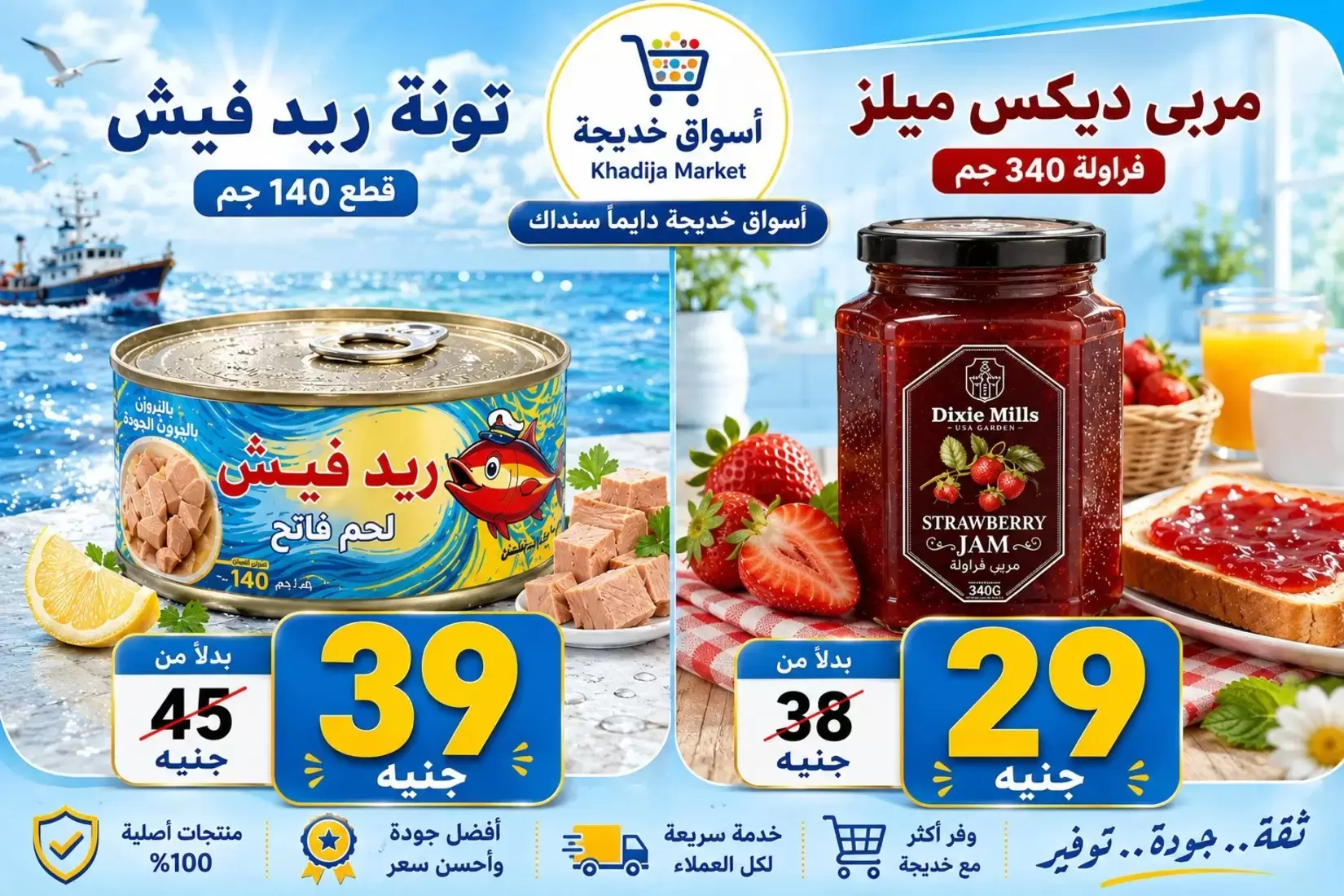 Aswaq Khadija offers in Ismailia from 21 June to 5 July 2026 Big Savers Deals - Aswaq Khadija - Egypt - 21 June 2026 – 5 July 2026 - Page 62