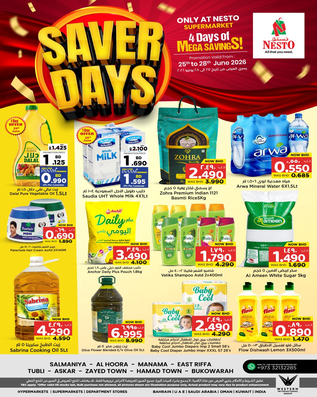 Ofertas de Nesto Bahréin de 25 a 28 junio 2026 Ofertas de los Días de Ahorro - Página 1