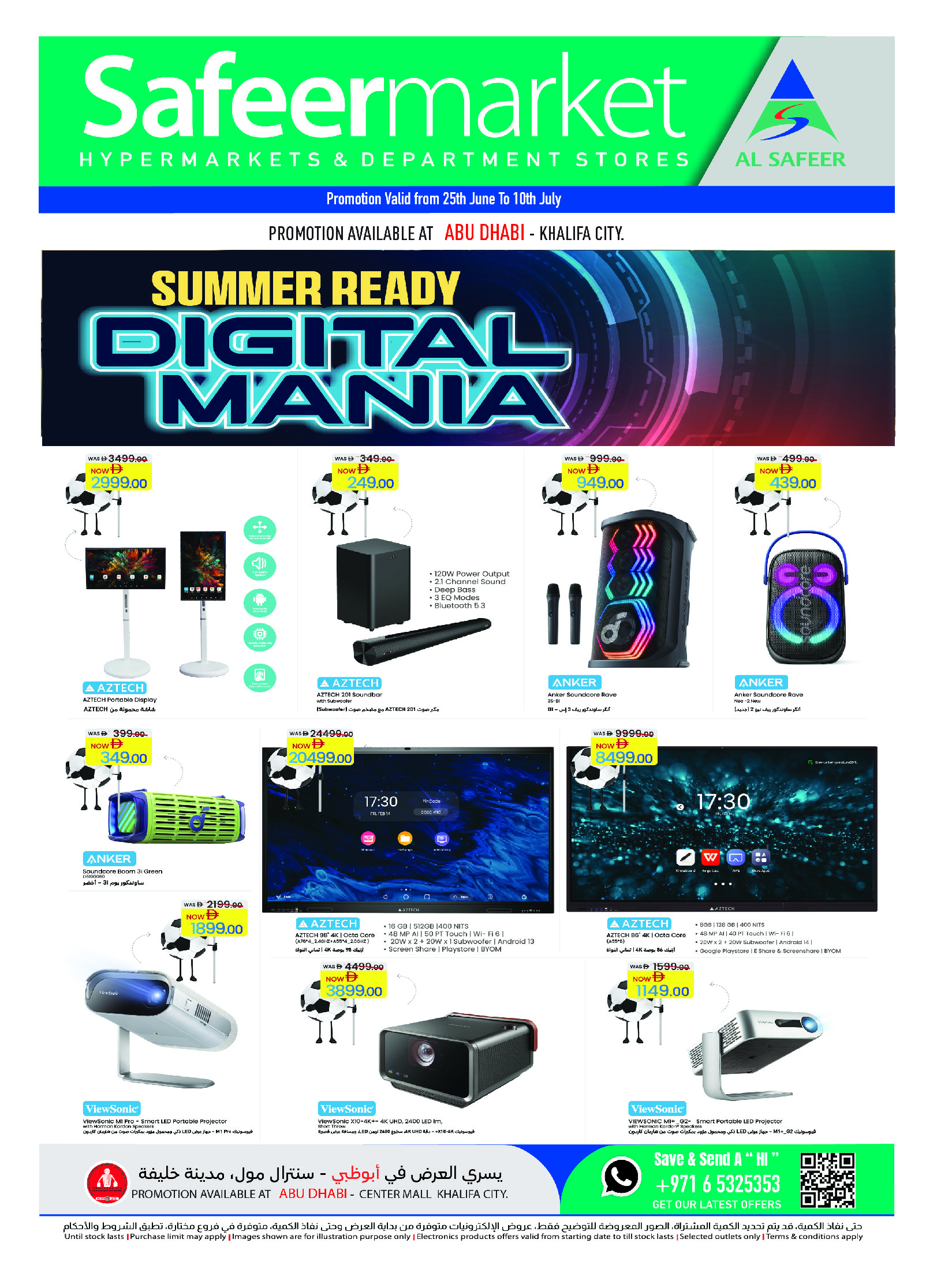 Safeer offers in Abu Dhabi from 25 June to 10 July 2026 Digital Mania - Page 1
