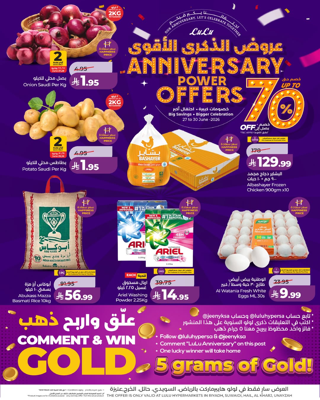 Offres Lulu Central Region de 11 à 14 Muharram 1448 AH (27 au 30 juin 2026) Offres masculines plus fortes - Page 1