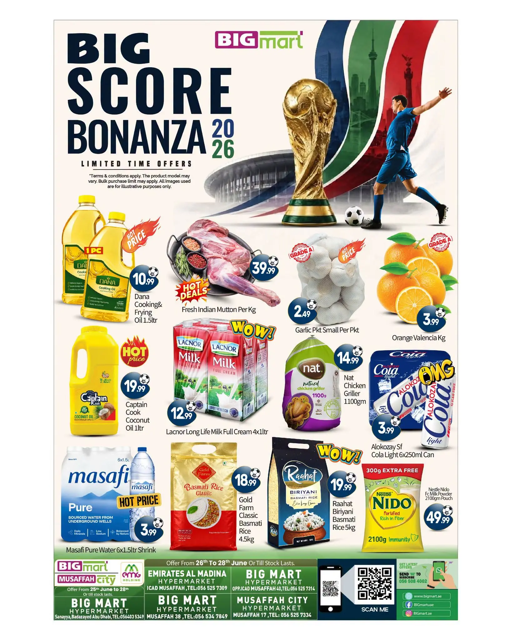 BIGmart offers in Bada Zayed, Almsfh from 26 to 28 June 2026 Unbeatable Trades - Page 1