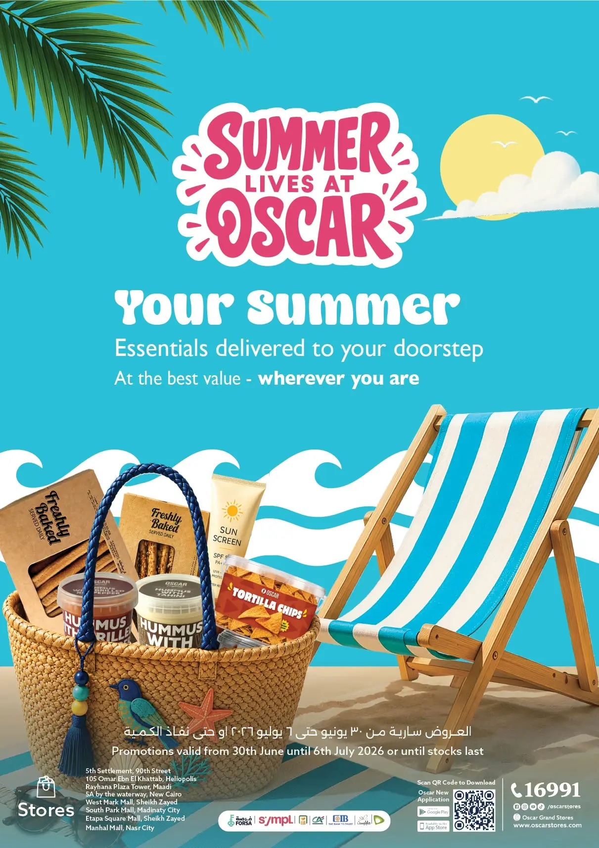 Oscar Grand Stores offers from 30 June to 6 July 2026 Summer Offers - Page 1
