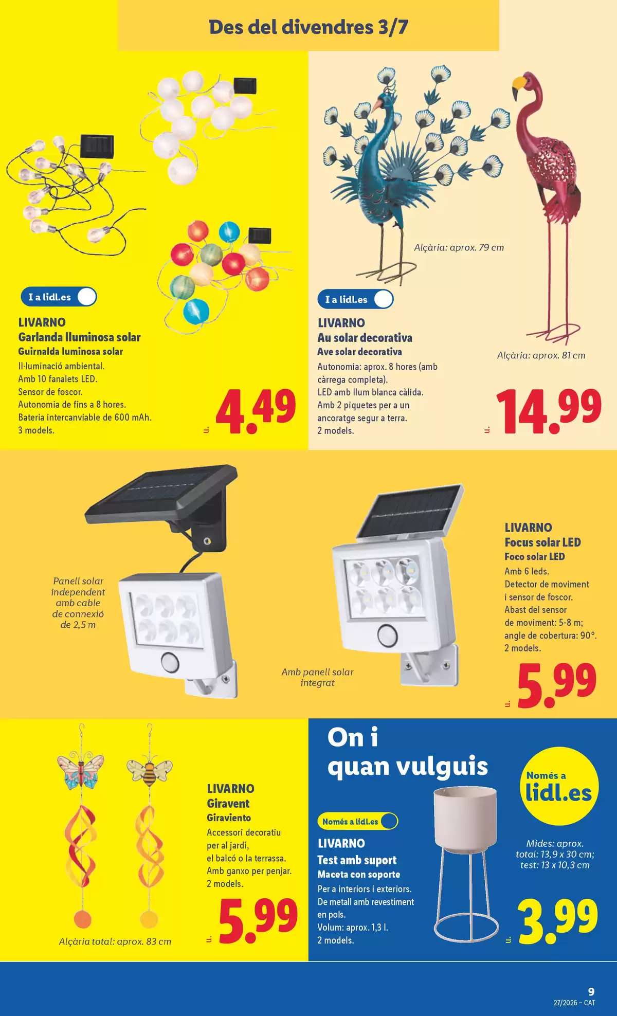 Lidl Spain offers from 29 June to 5 July 2026 Bazaar Deals - Lidl - Spain - 29 June 2026 – 5 July 2026 - Page 27