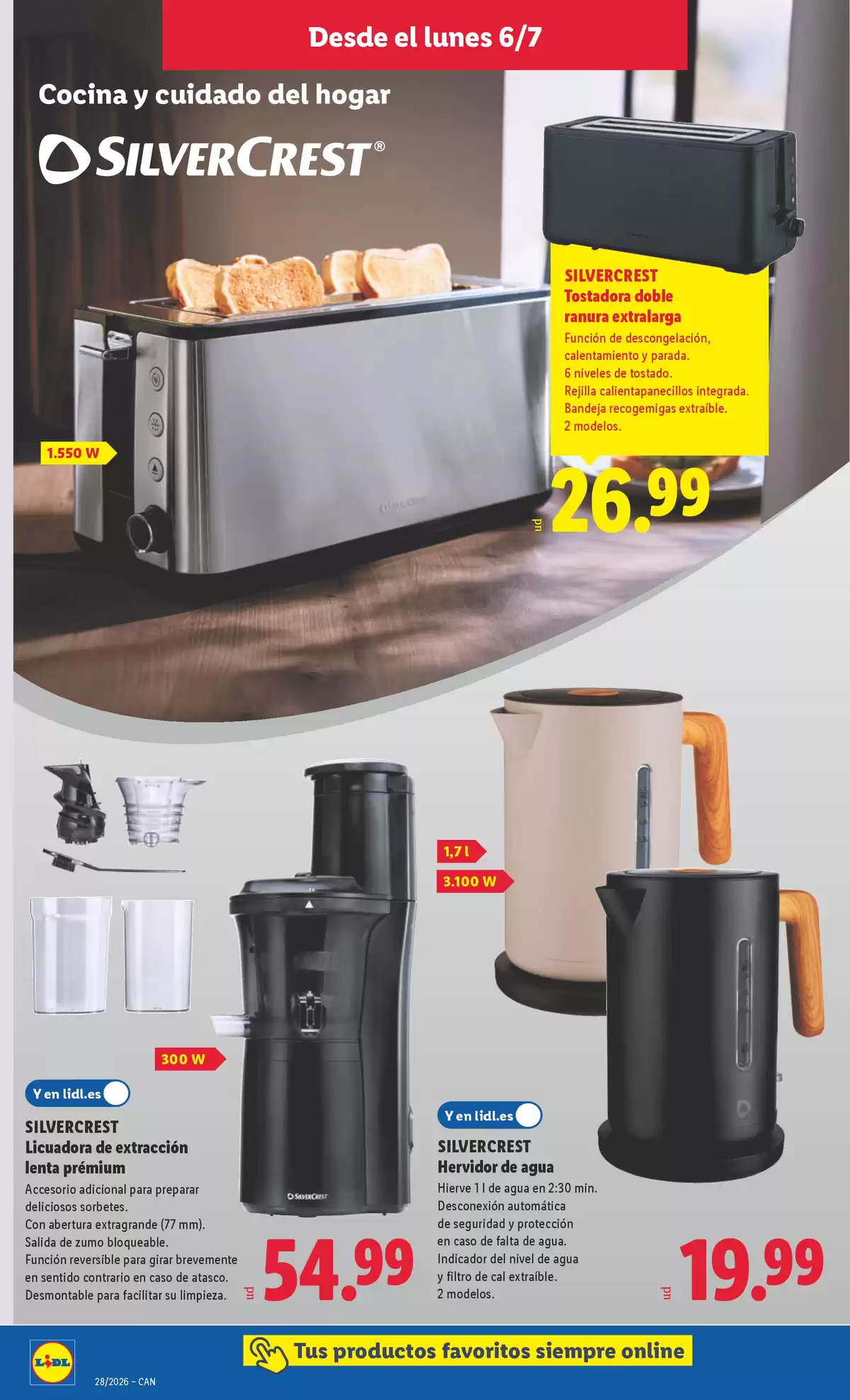 Ofertas de Lidl España de 6 a 12 julio 2026 Ofertas de bazar - Lidl - España - 6 julio 2026 – 12 julio 2026 - Página 12