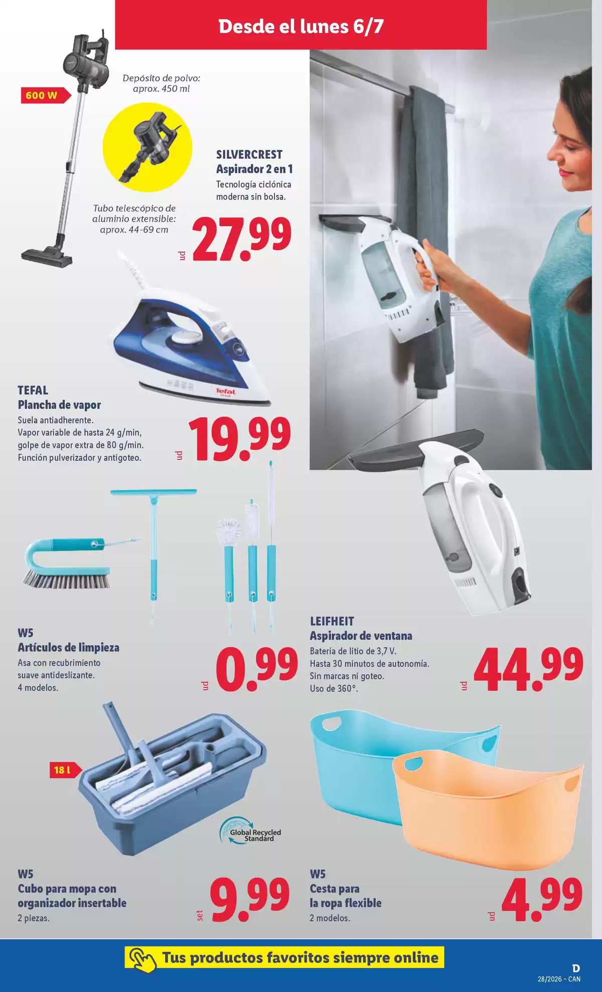 Ofertas de Lidl España de 6 a 12 julio 2026 Ofertas de bazar - Lidl - España - 6 julio 2026 – 12 julio 2026 - Página 17